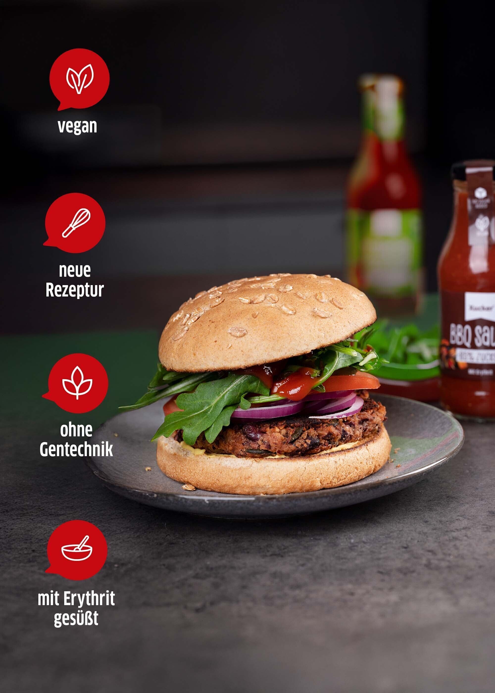 Xucker Ketchup mit den entsprechenden Qualitätssiegeln