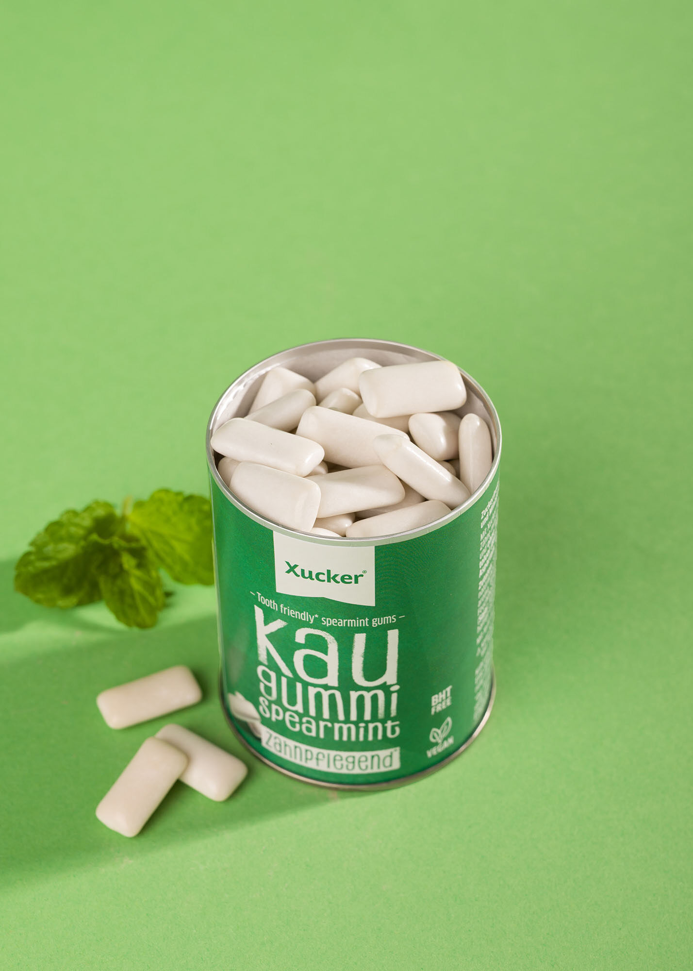 Xylit-Kaugummis Spearmint Dose