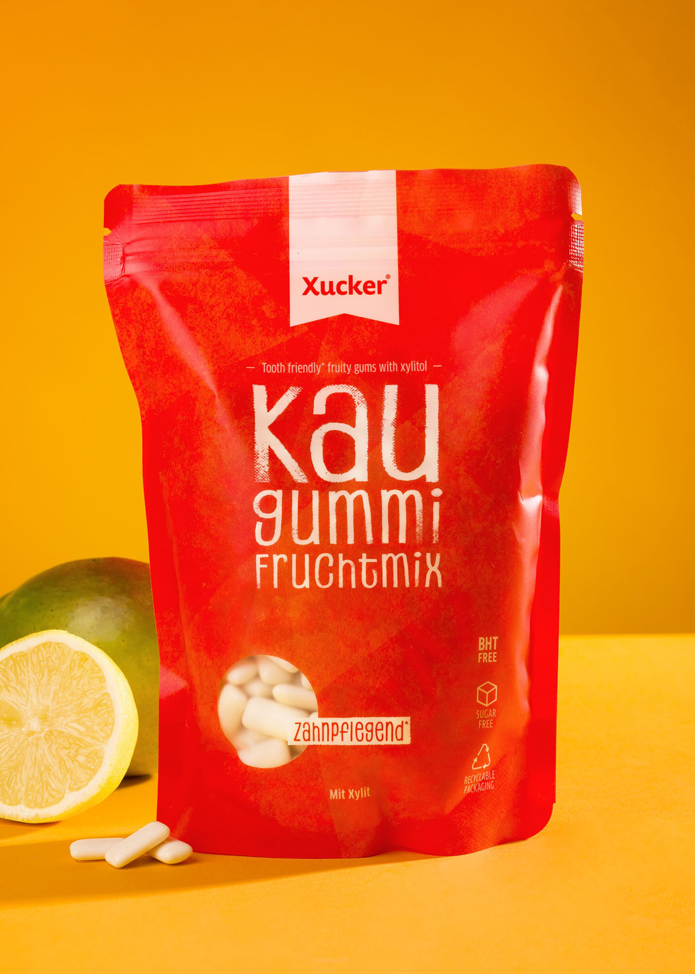 Xylit-Kaugummis Fruchtmix Nachfüllpack