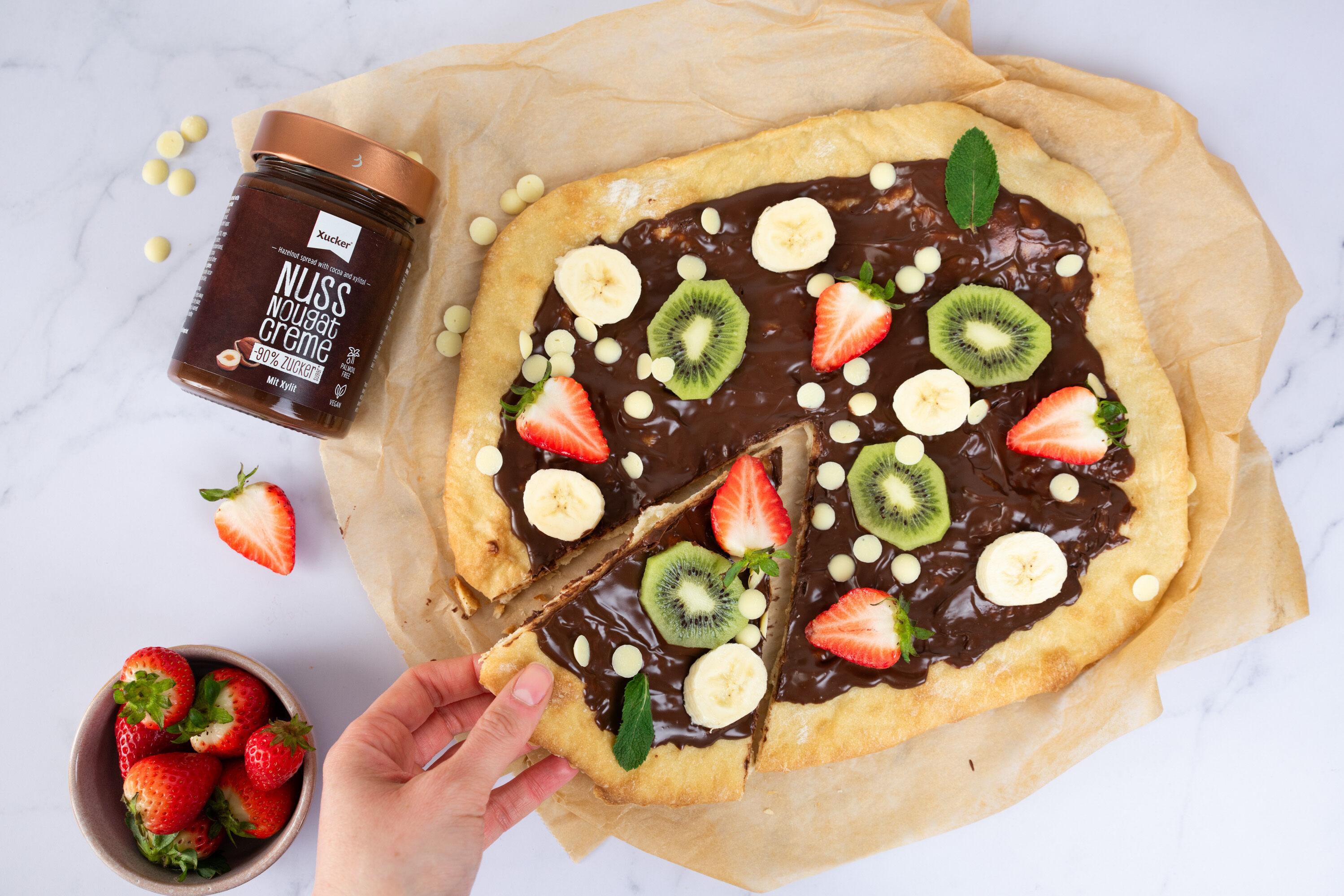 Schokoladige süße Pizza: Perfektes Party-Rezept für Familie &amp; Freunde