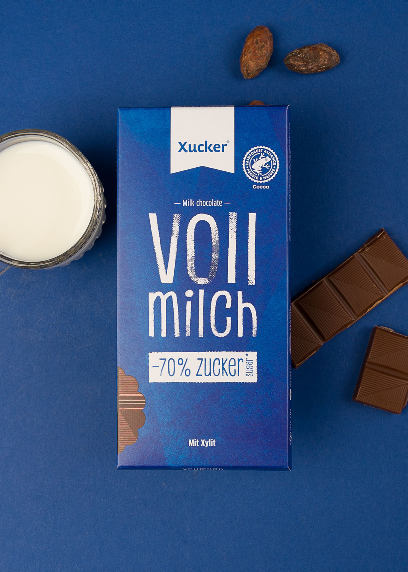 Xylit-Schokolade Vollmilch (38 % Kakaoanteil)