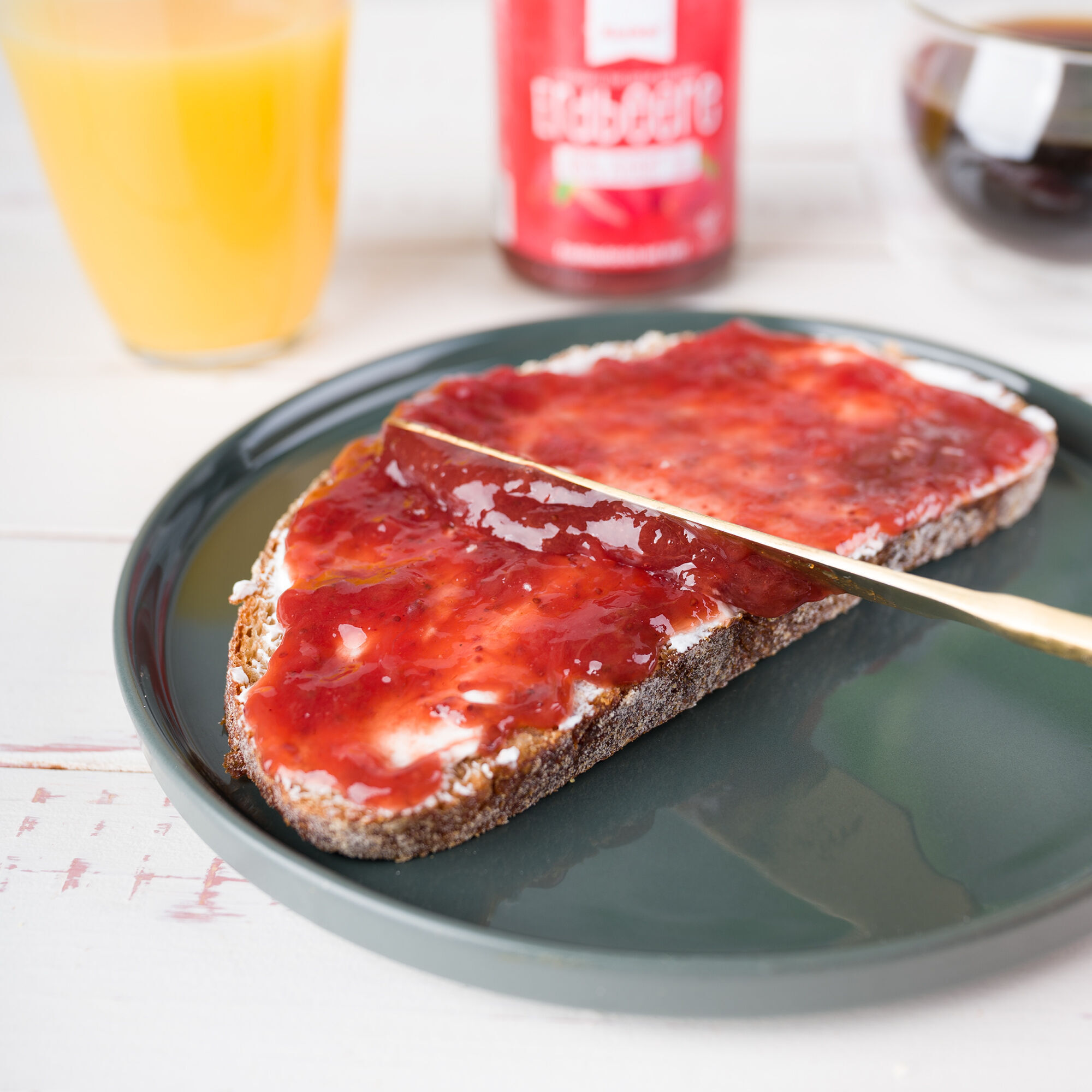 Zuckerarmer Fruchtaufstrich Erdbeere (75 % Frucht)