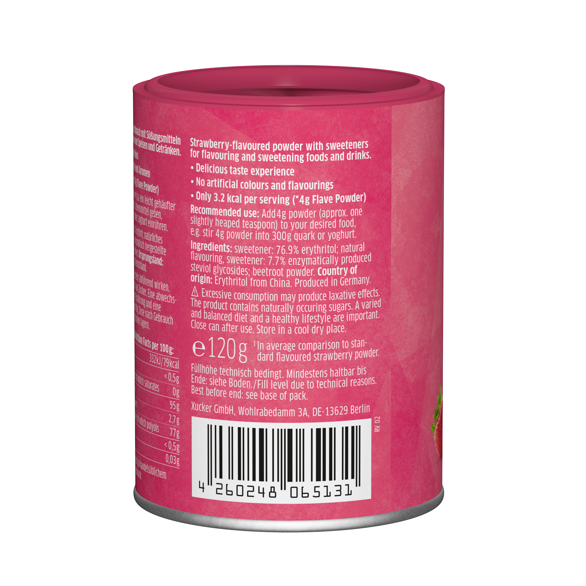 Flave Powder Strawberry & Vanilla Set (Geschmackspulver)