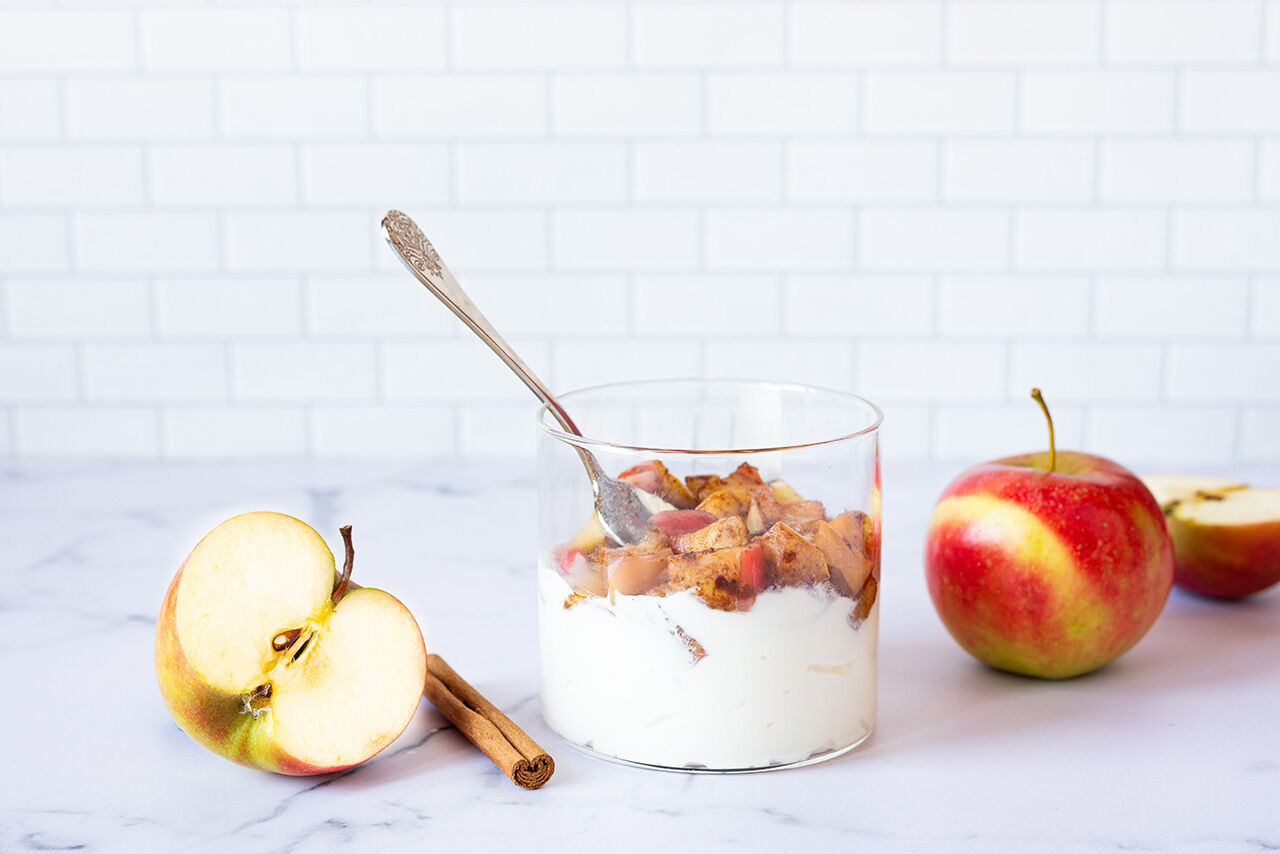 Einfaches Bratapfel Dessert