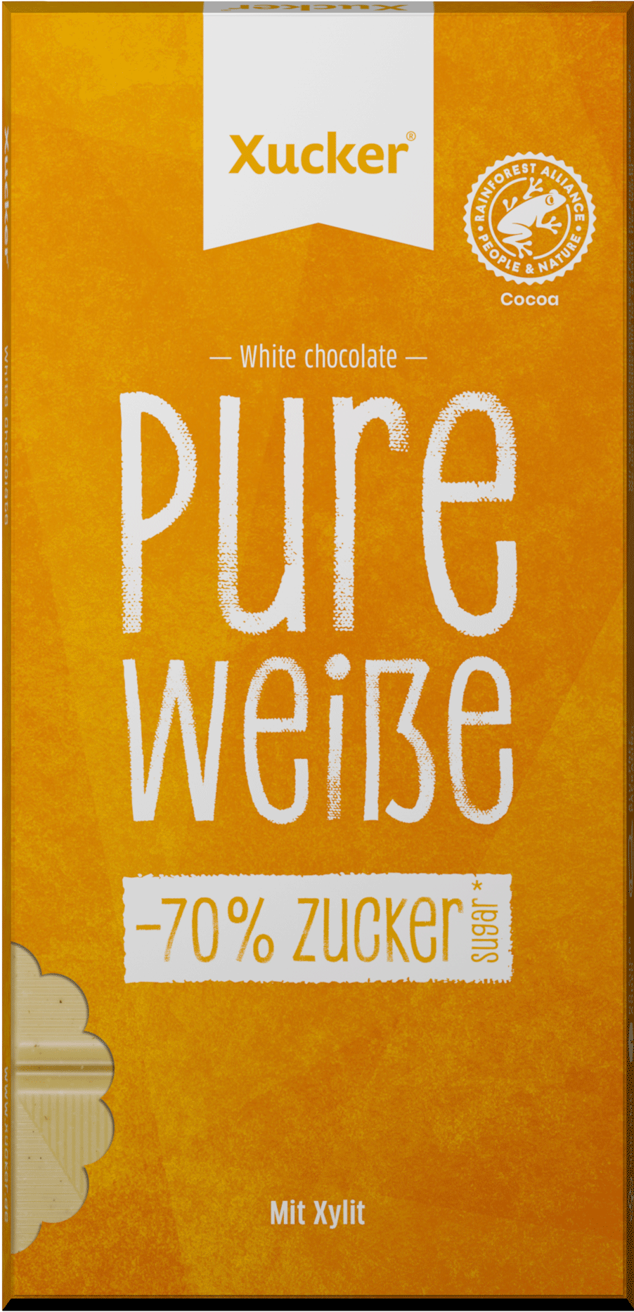 Weiße Xylit-Schokolade (mit 35 % Kakao)