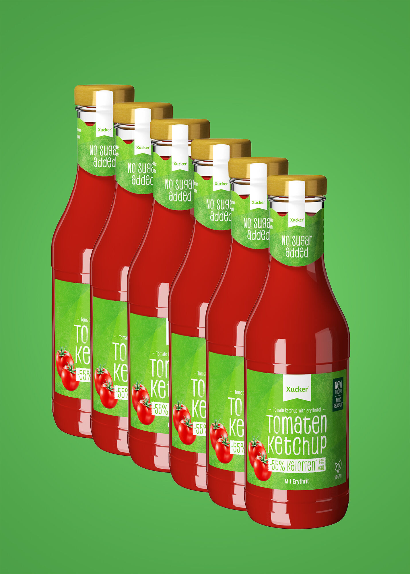 Der leckere Xucker Ketchup im 6er Pack 