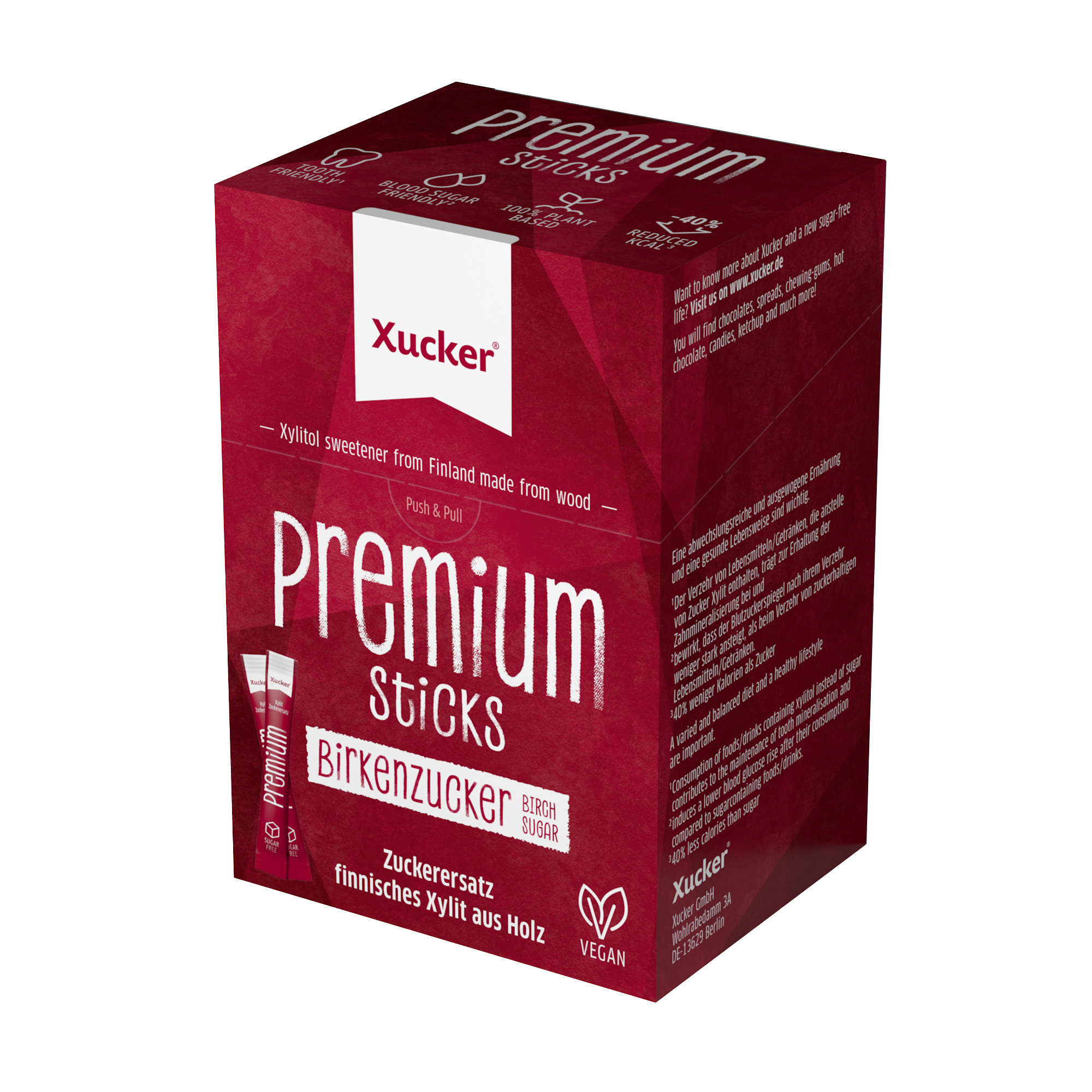 Xucker Premium Sticks Schachtel (Xylit aus Finnland)
