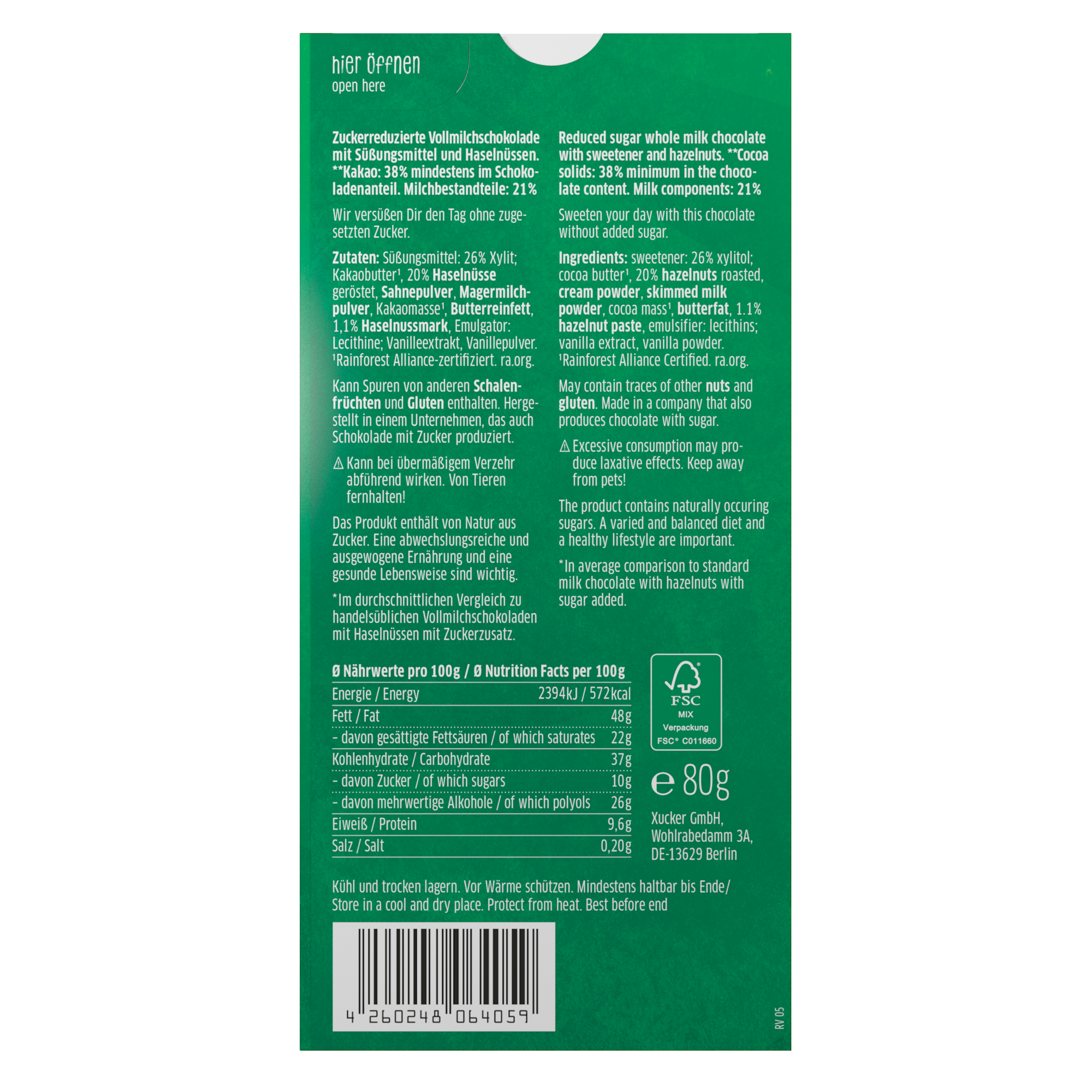 Haselnuss Schokoladen 2er-Set