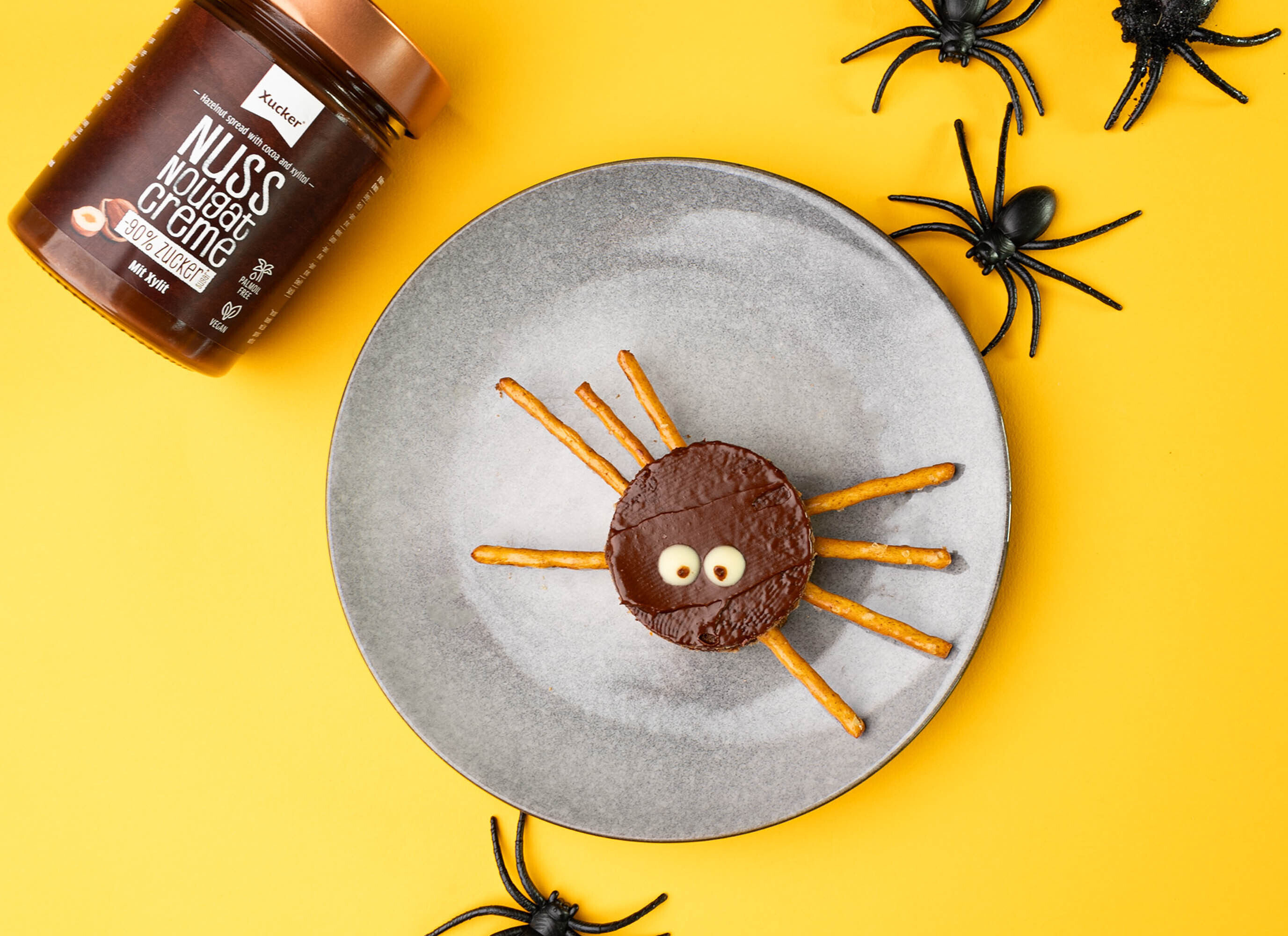 Halloween Spinnen Snack