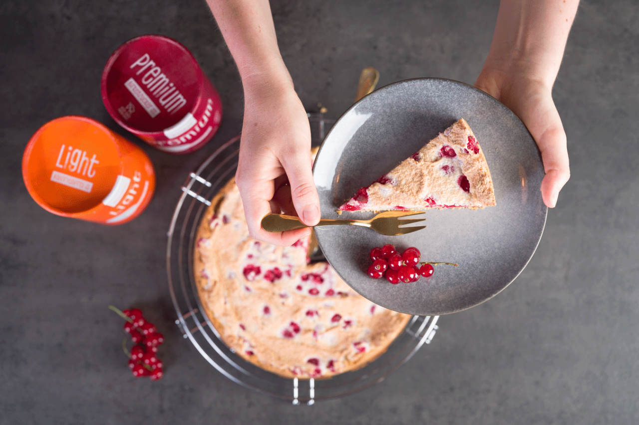 Johannisbeerkuchen – low carb