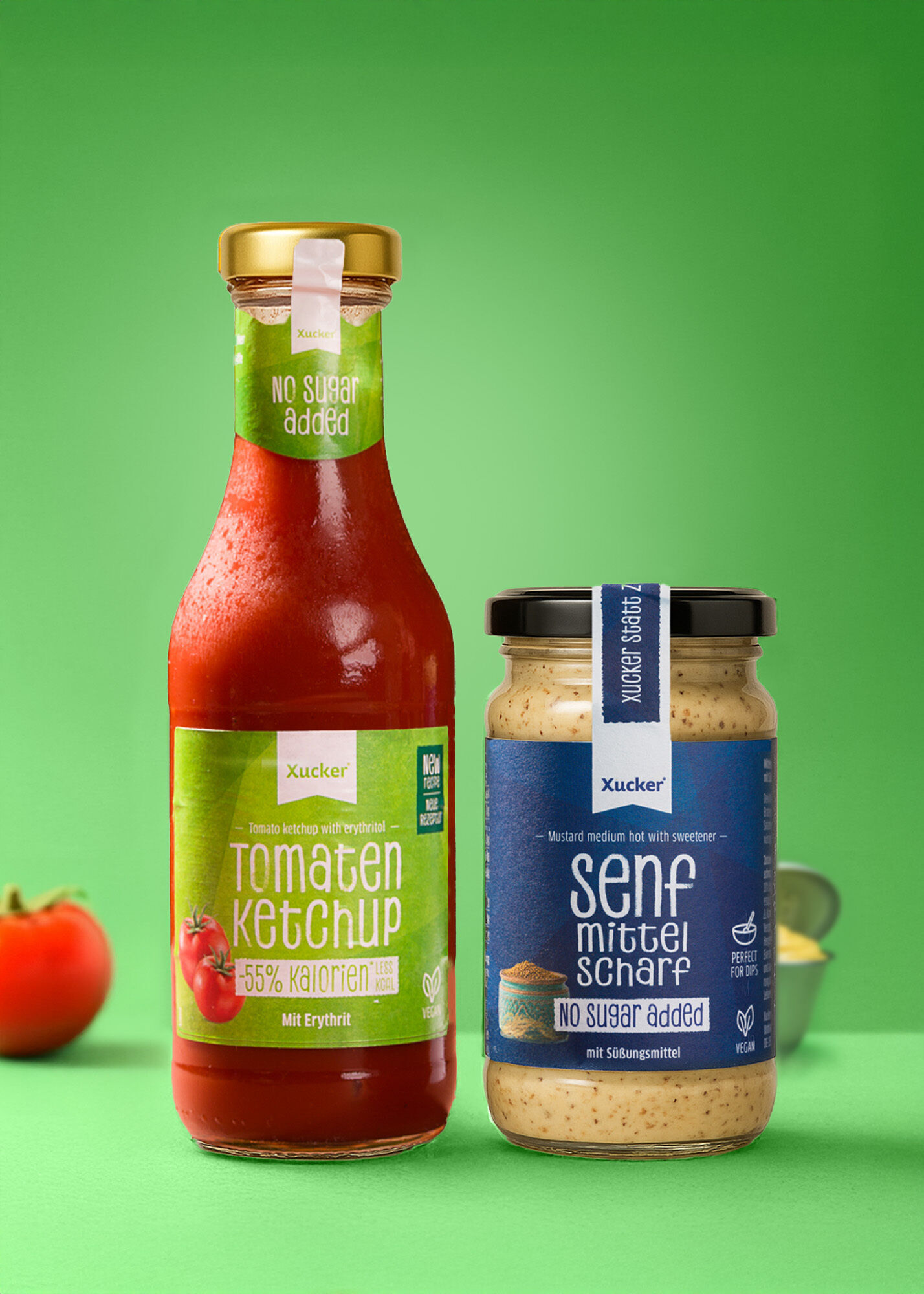 Ketchup und Senf ohne Zuckerzusatz – würziger Genuss für bewusste Ernährung. Jetzt entdecken im Online Shop von Xucker. Ketchup und Senf ohne Zuckerzusatz – würziger Genuss für bewusste Ernährung. Jetzt entdecken im Online Shop von Xucker.
