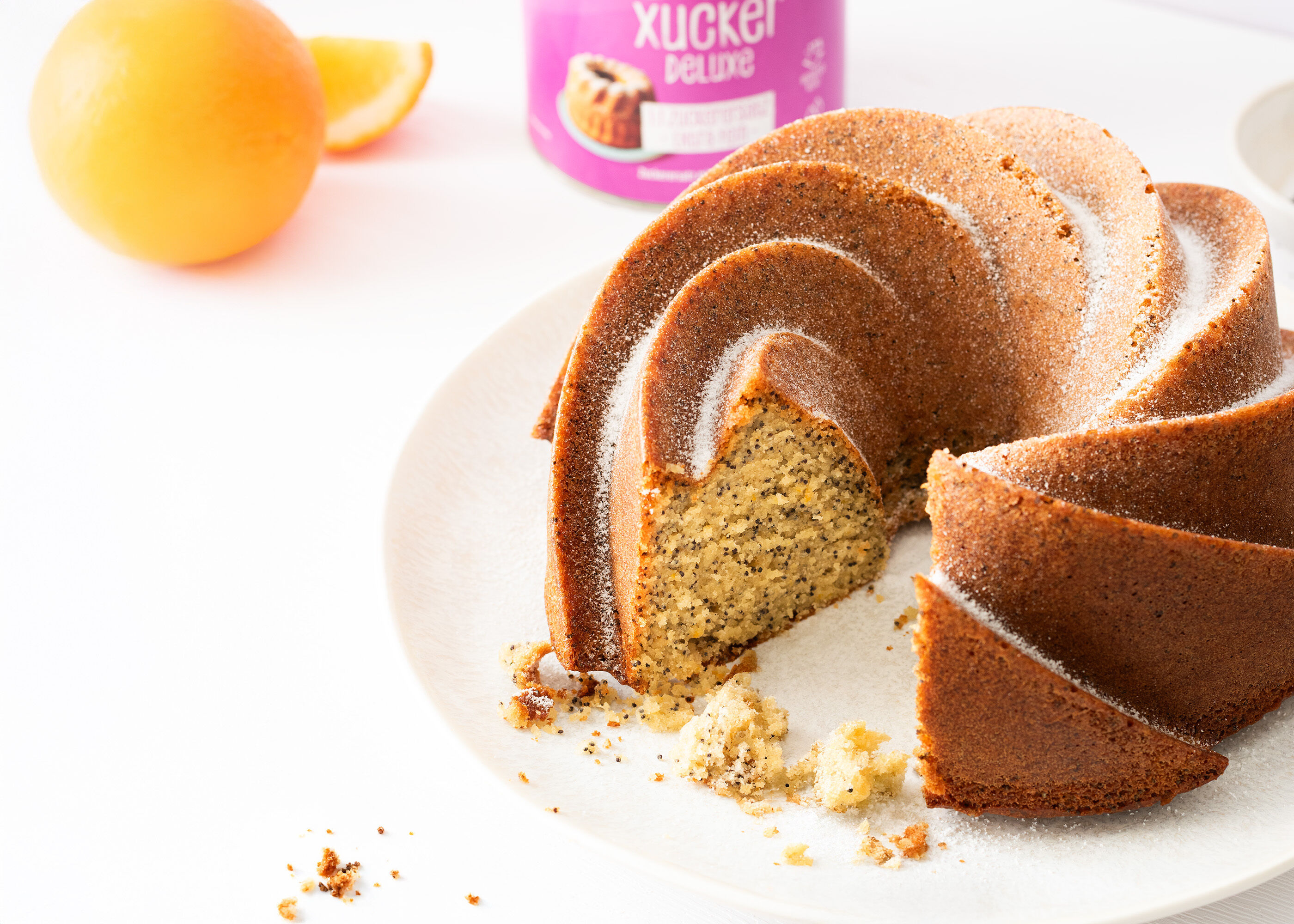 Orangen Mohn Gugelhupf