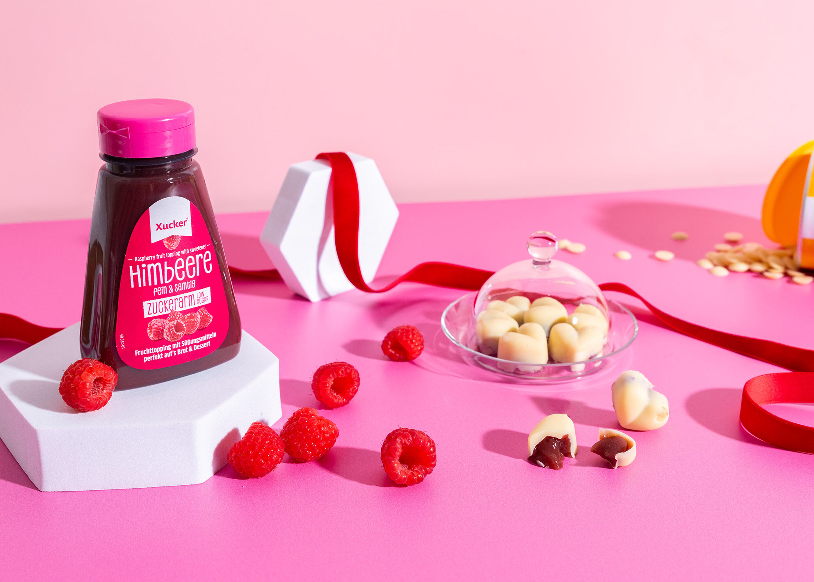 Himbeerpralinen aus 2 Zutaten