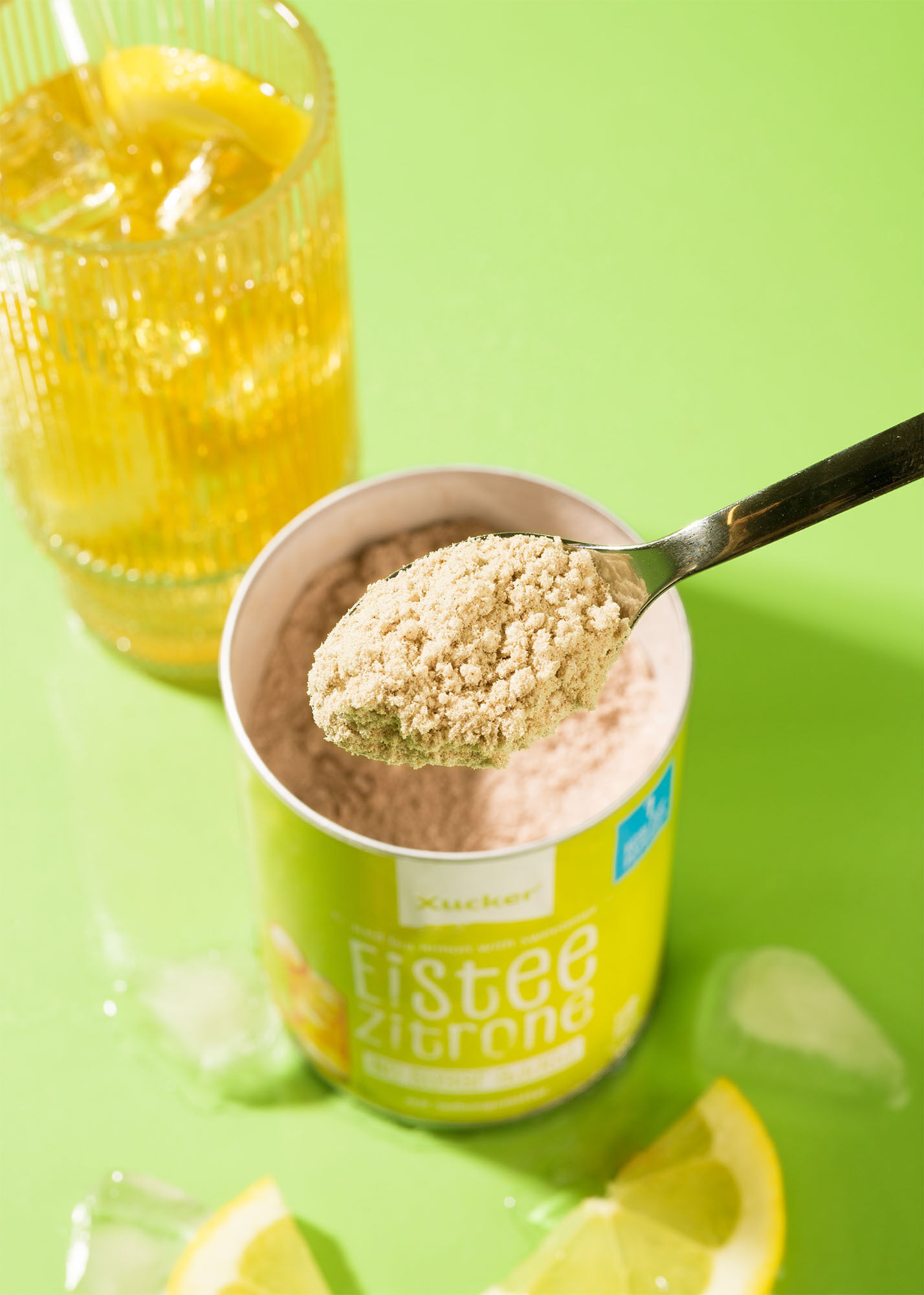 Eistee Zitrone mit Süßungsmittel Eistee 3er Set Pfirsich, Zitrone & Mango-Maracuja