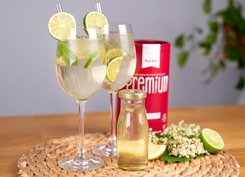 Holunderblütensirup ohne Zucker