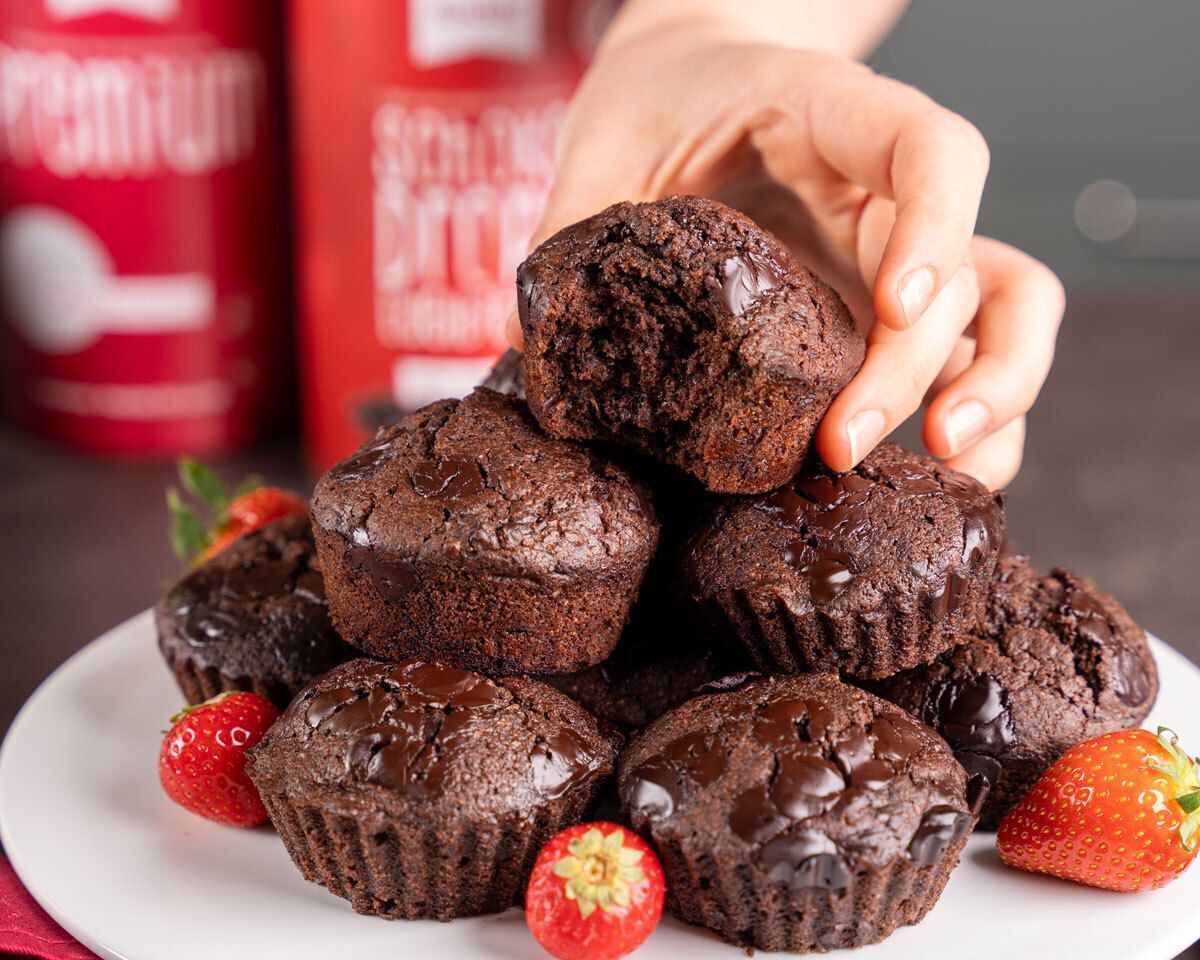 Schoko Muffins ohne Zuckerzusatz