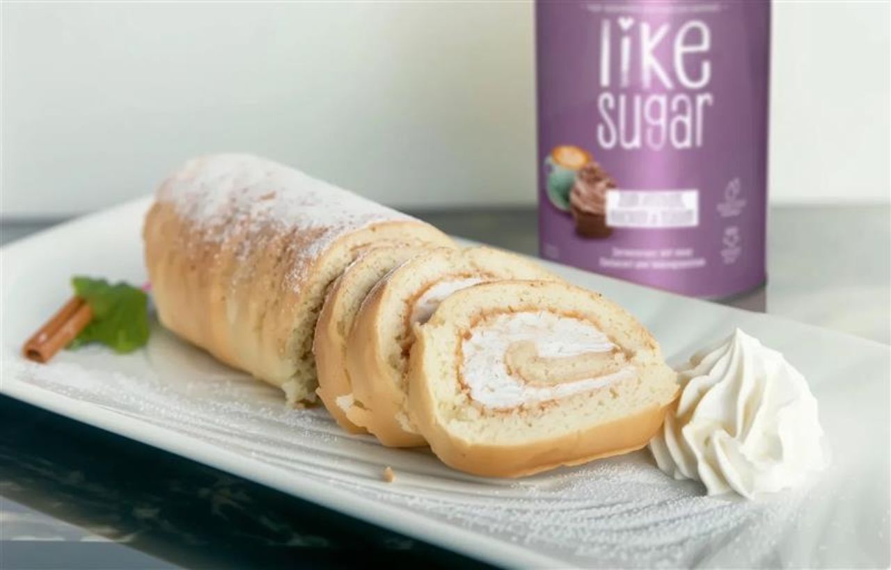 Biskuitrolle Rezept zuckerreduziert