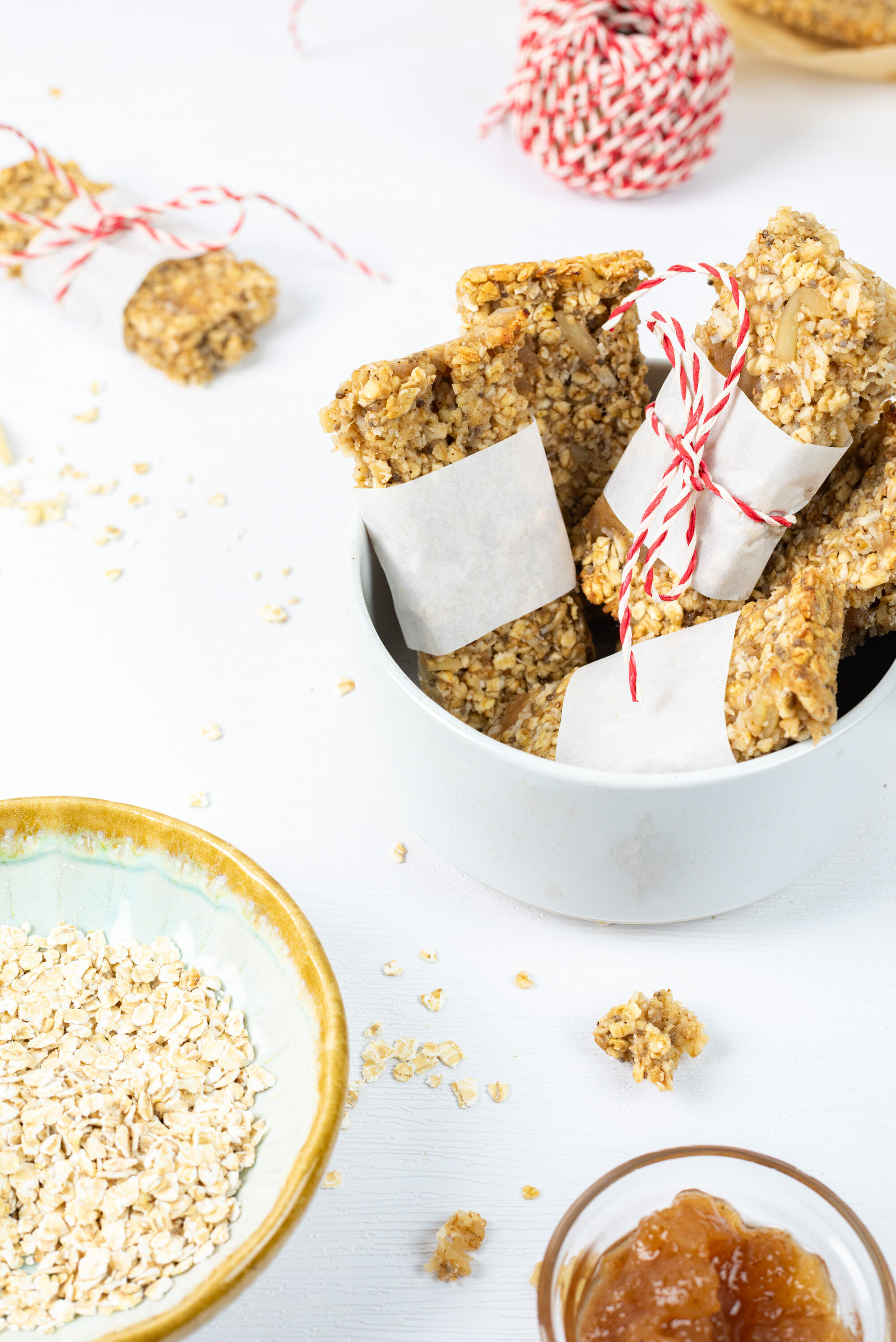 Apfel-Zimt-Müsliriegel