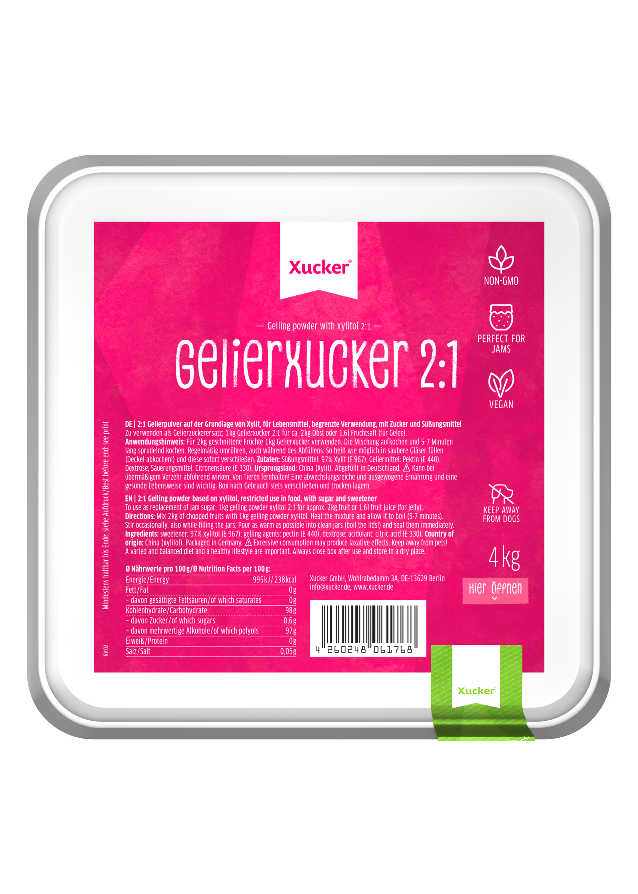 Gelierxucker 2:1 Vorteilsbox (Xylit)
