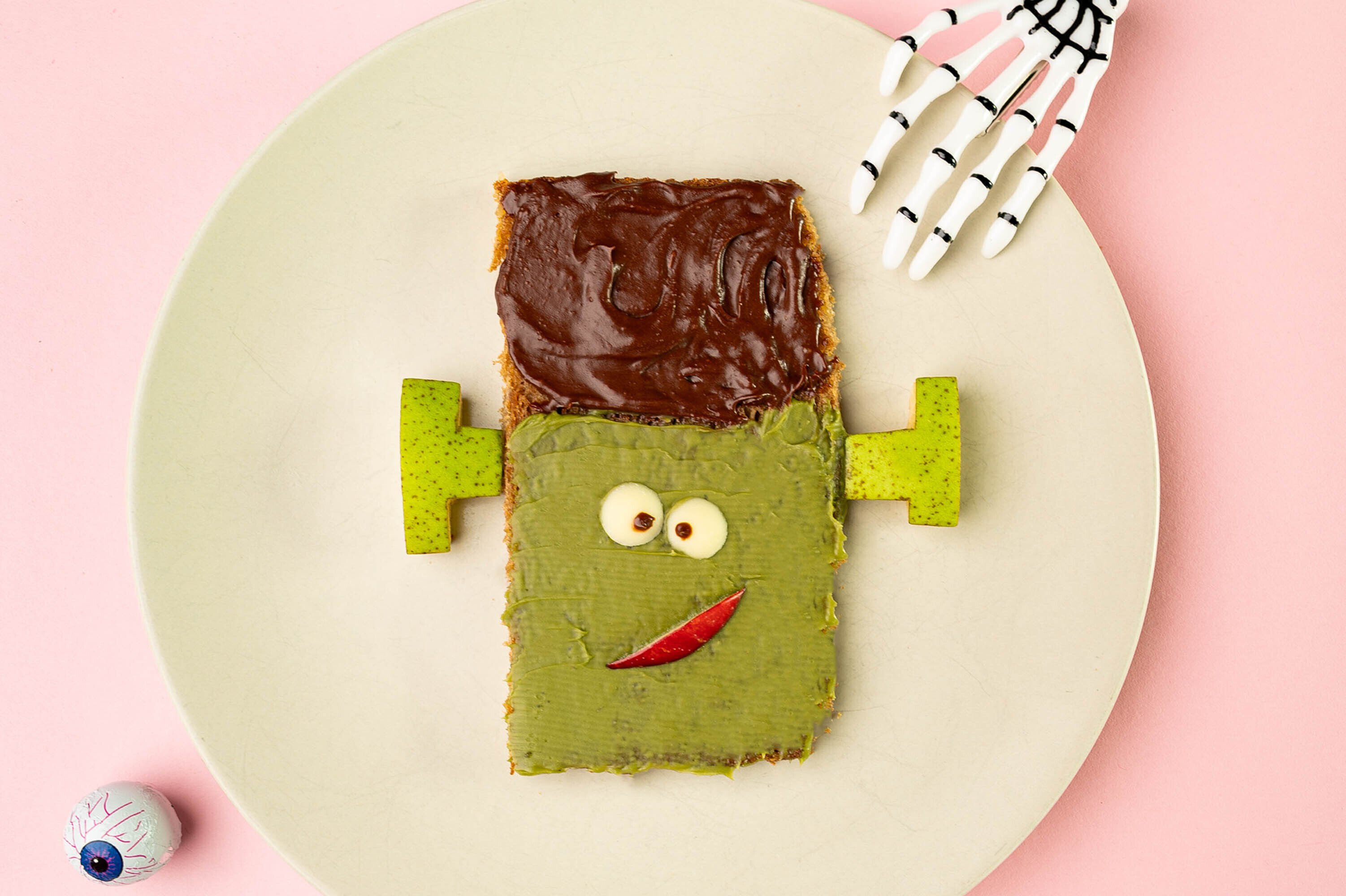 Halloween Fingerfood - Frankenstein Toast