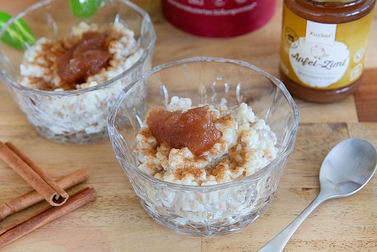 Vollwert Milchreis – mit Zimt und Xucker