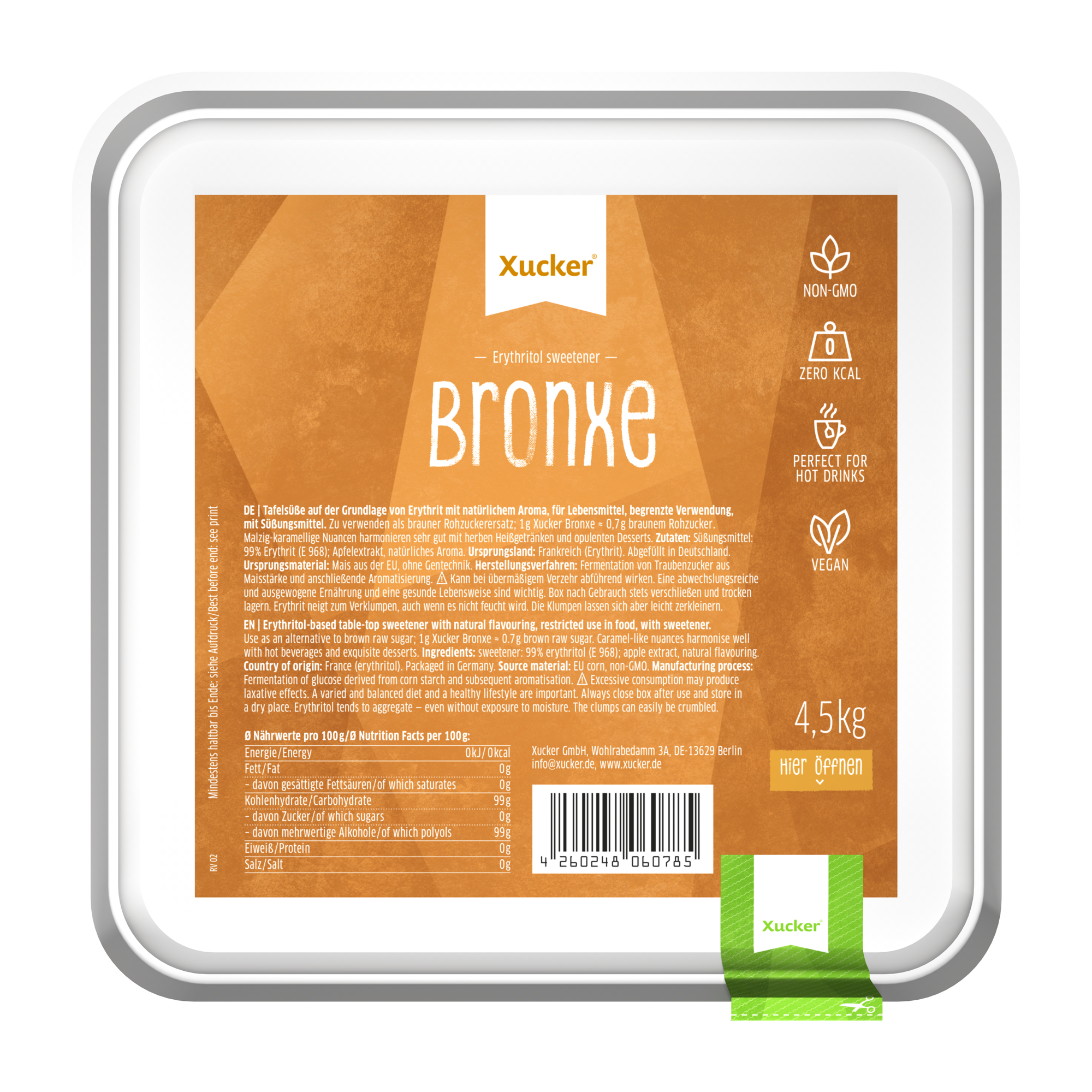 Xucker Bronxe advantage box (erythritol)