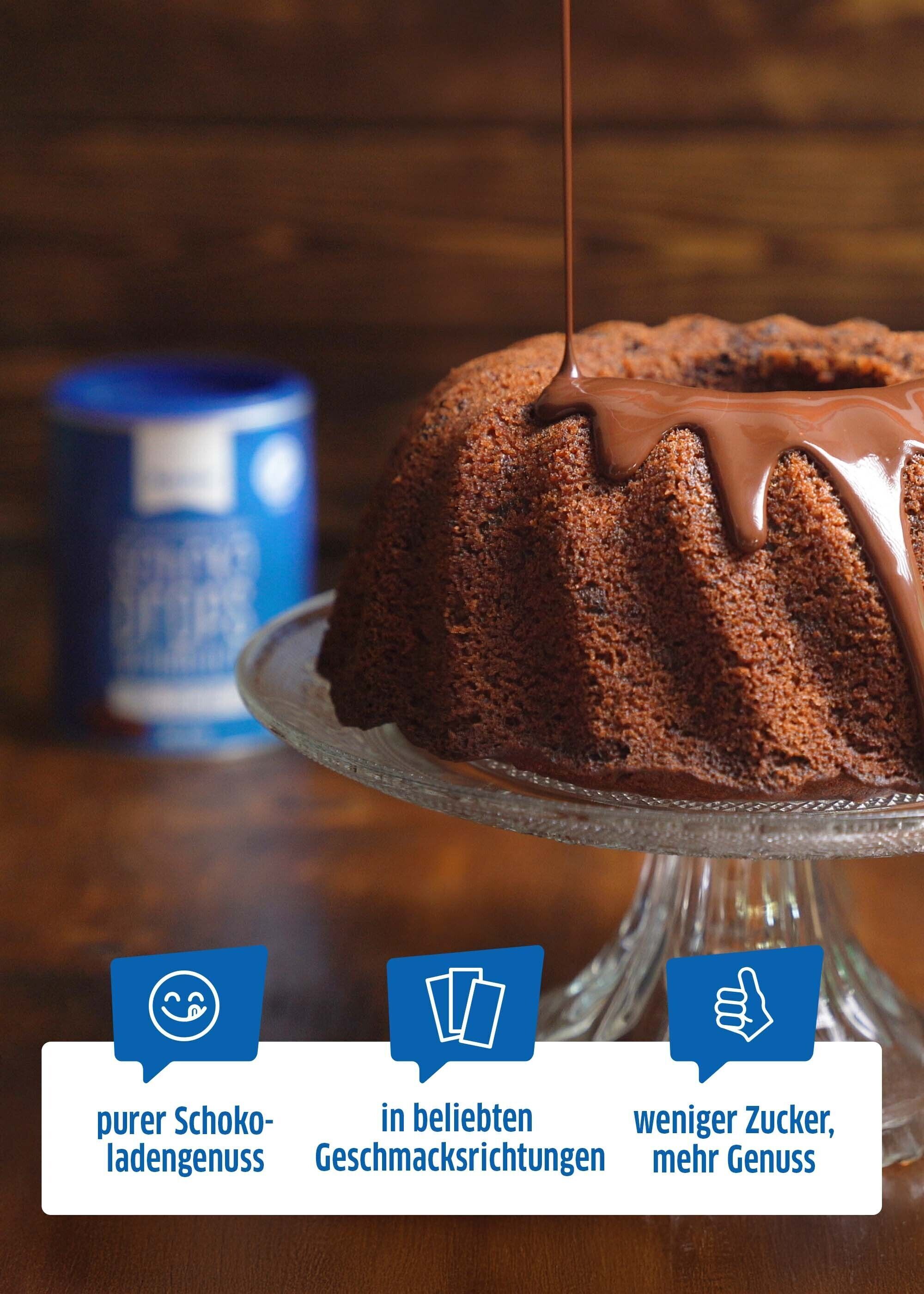 Vollmilch-Schokodrops als Zutat in Müsli oder zum Backen verwendet.