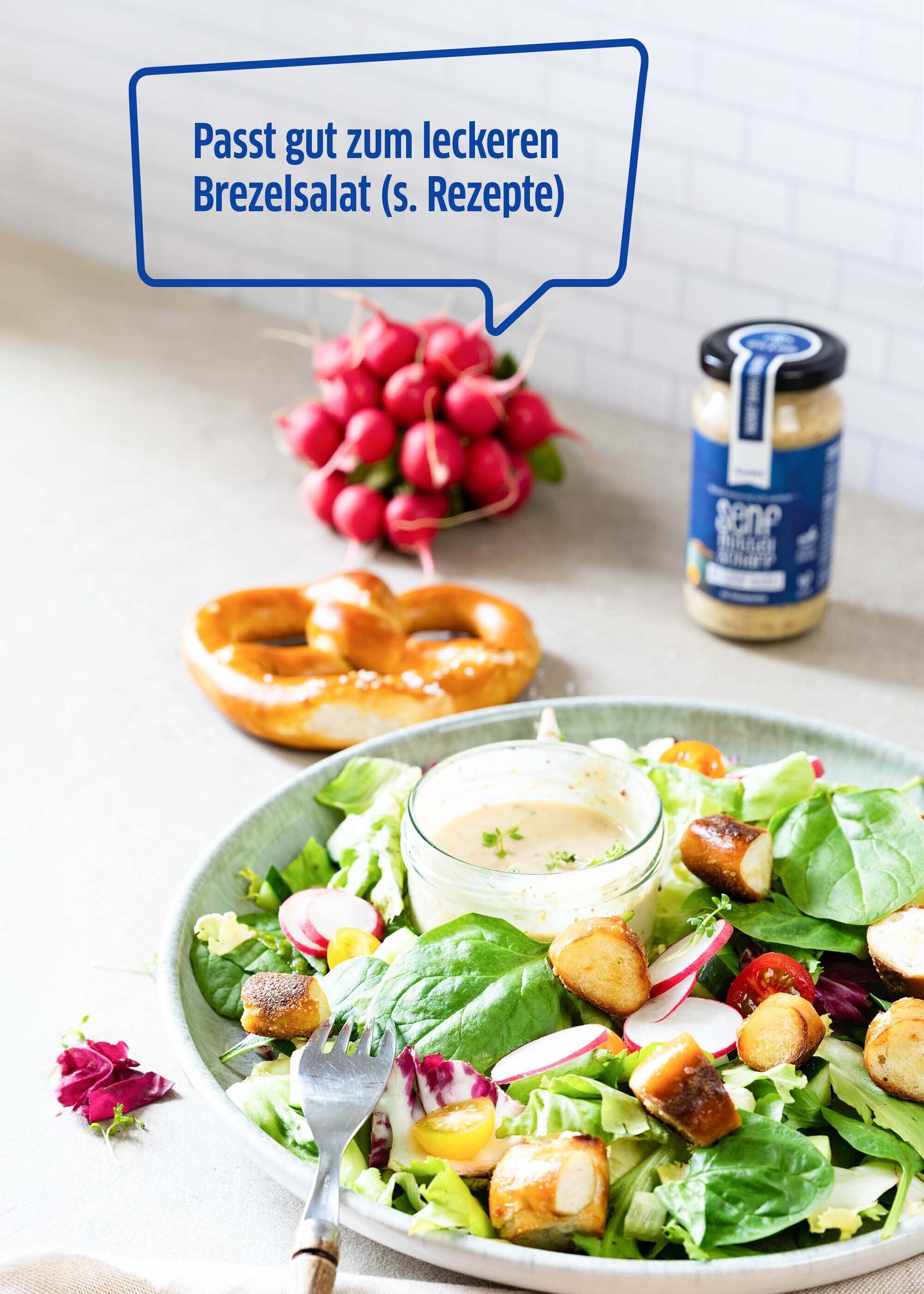 Passt gut zum leckeren Brezelsalat