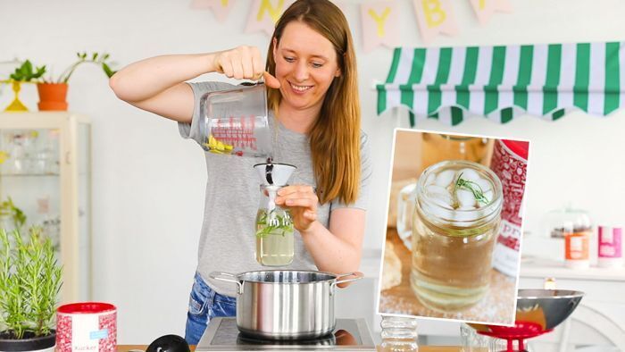 Rosmarin-Ingwer-Sirup