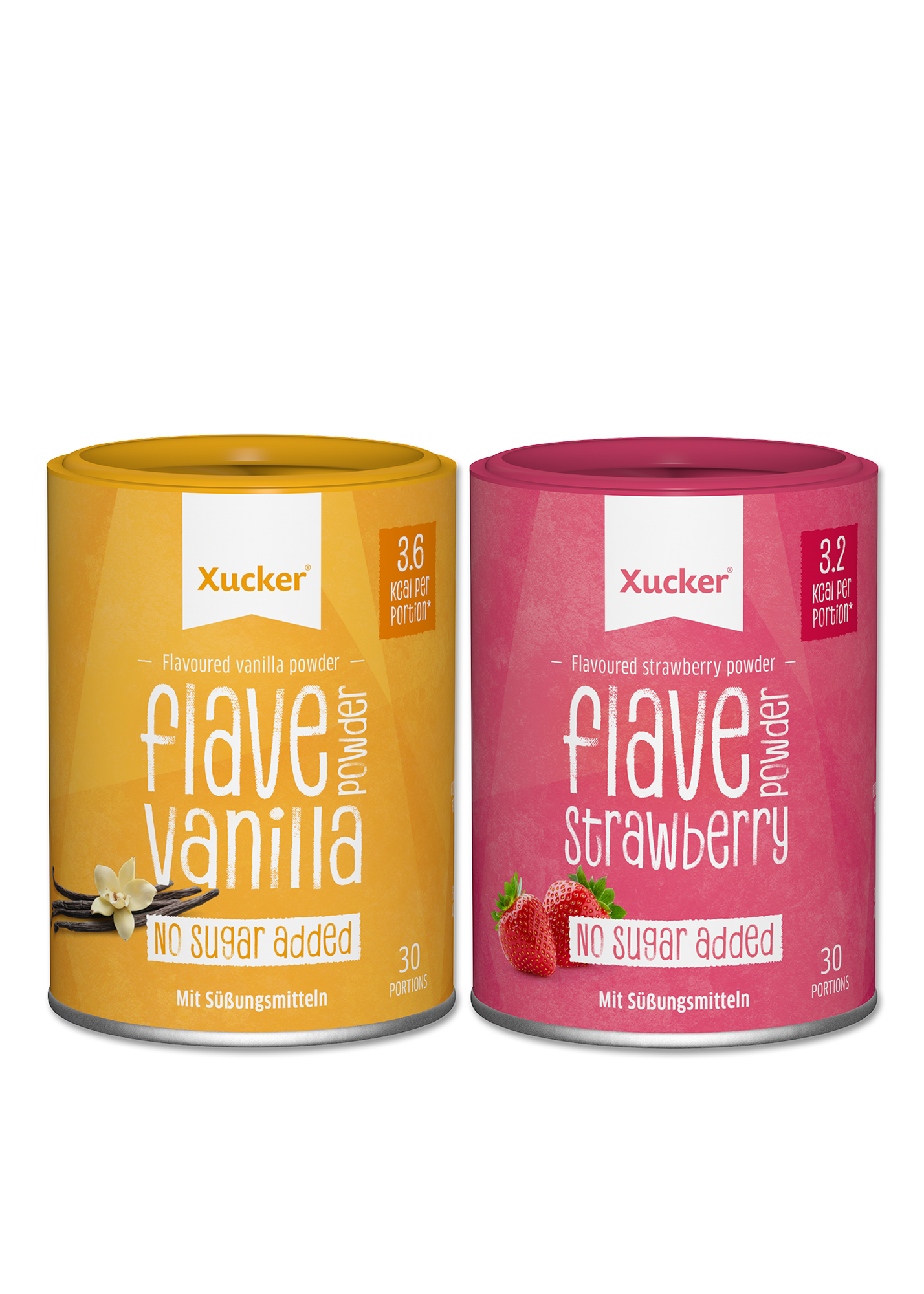 Flave Powder Strawberry & Vanilla Set (Geschmackspulver)