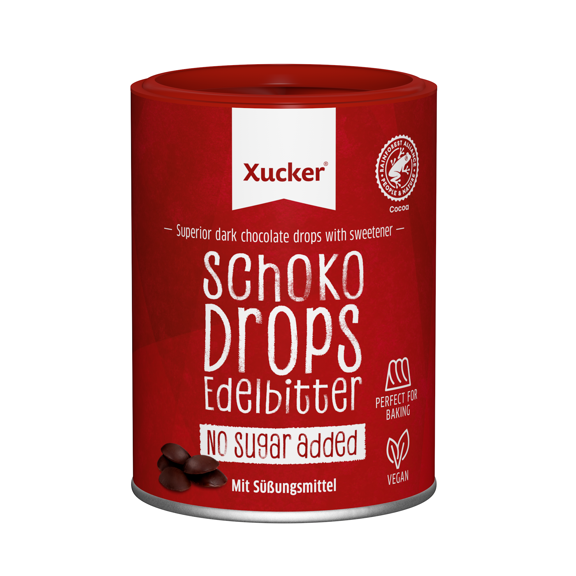 Schokodrops Dose ohne zugesetzten Zucker