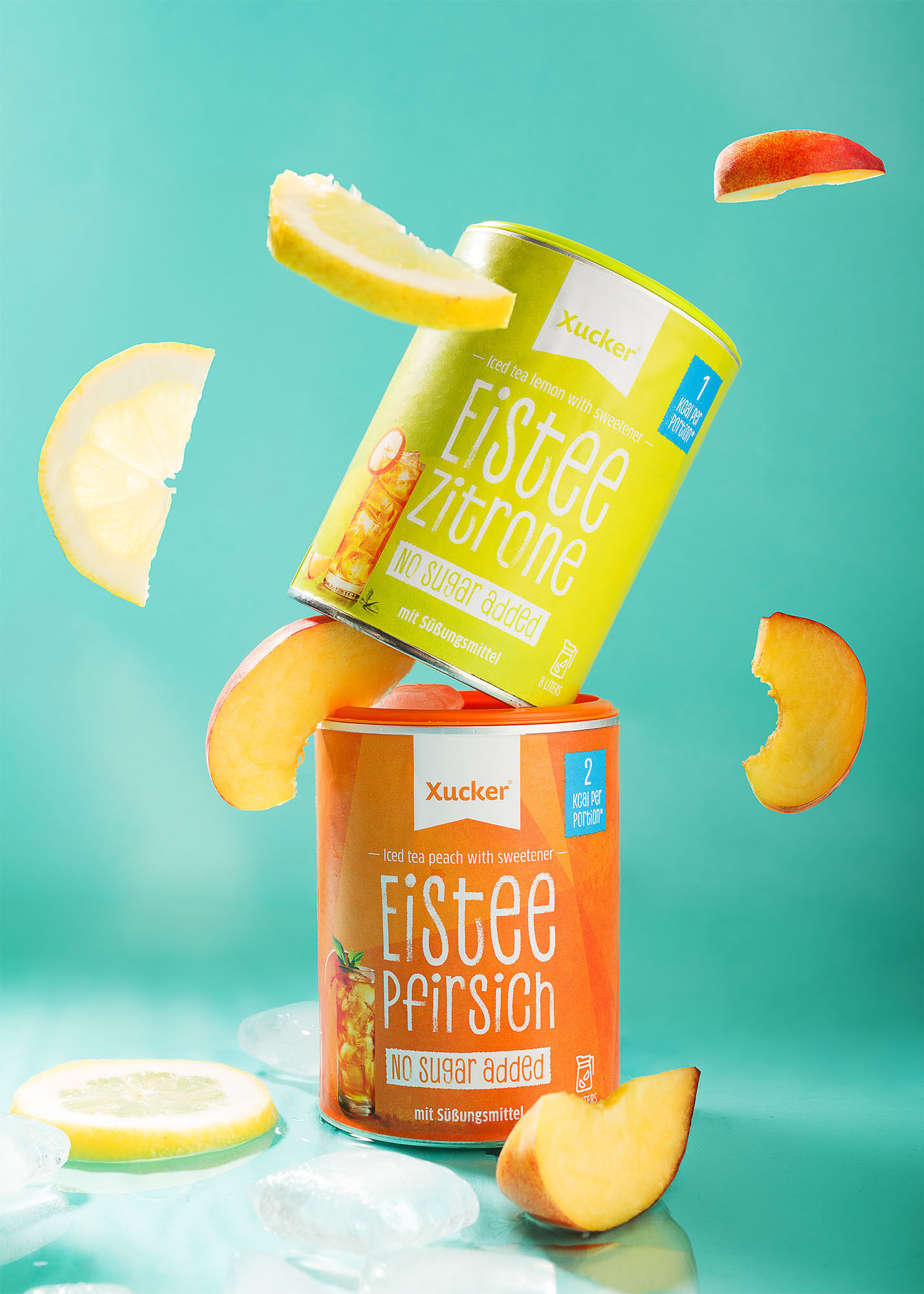 Pfirsich & Zitrone Eistee-Set