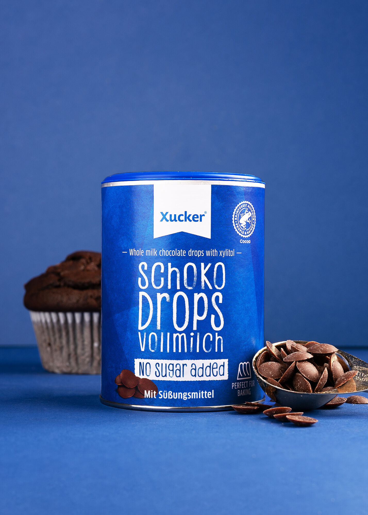 Schoko-Drops Vollmilch mit Xylit, klein