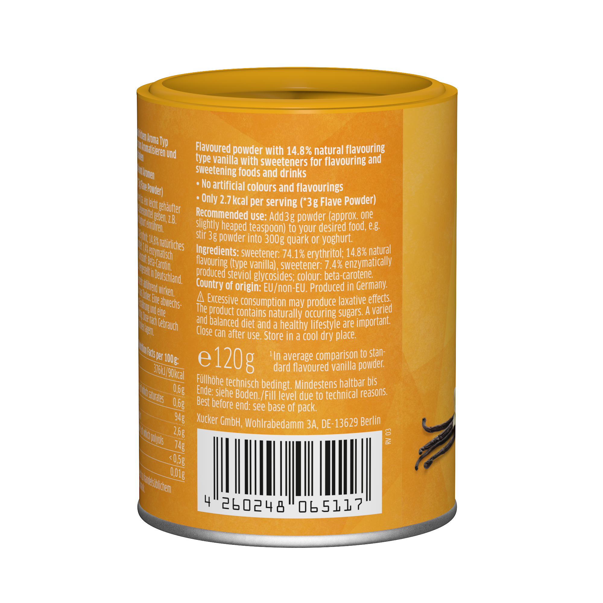 Flave Powder Strawberry & Vanilla Set (Geschmackspulver)