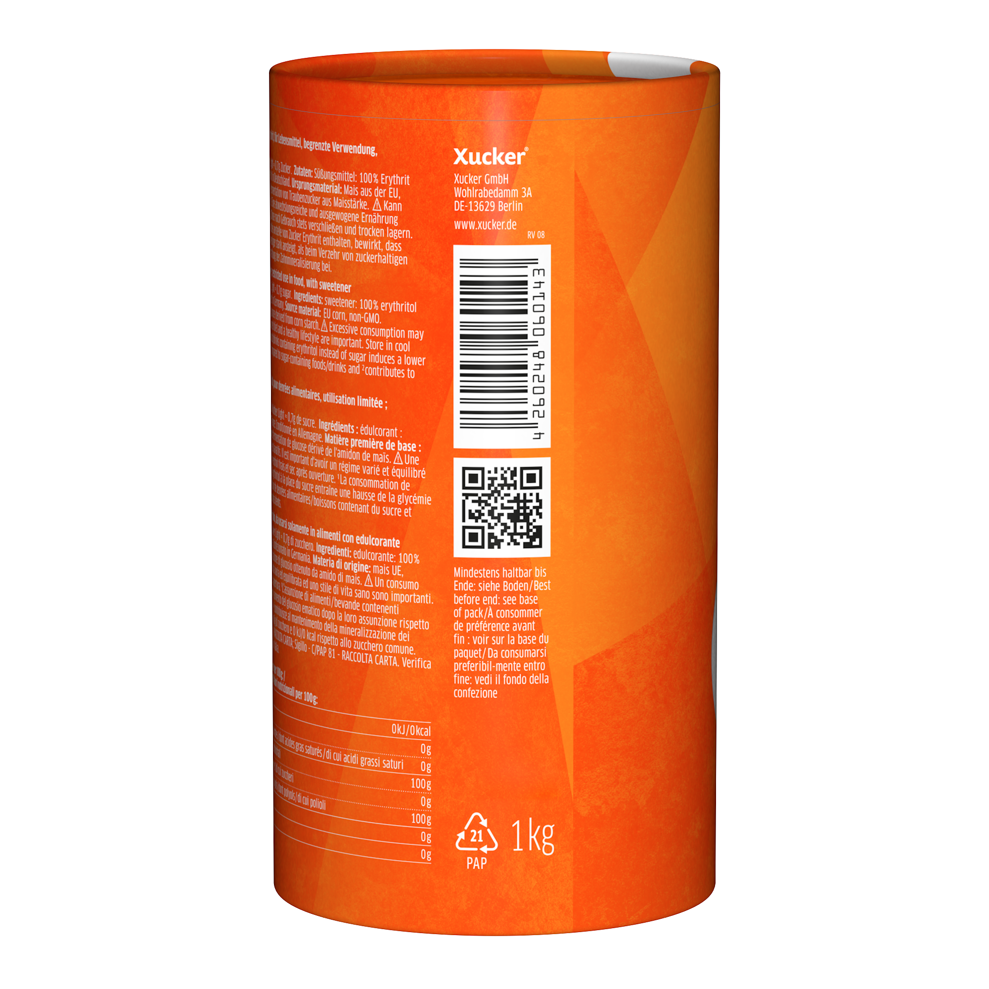 Xucker Light tin (erythritol)