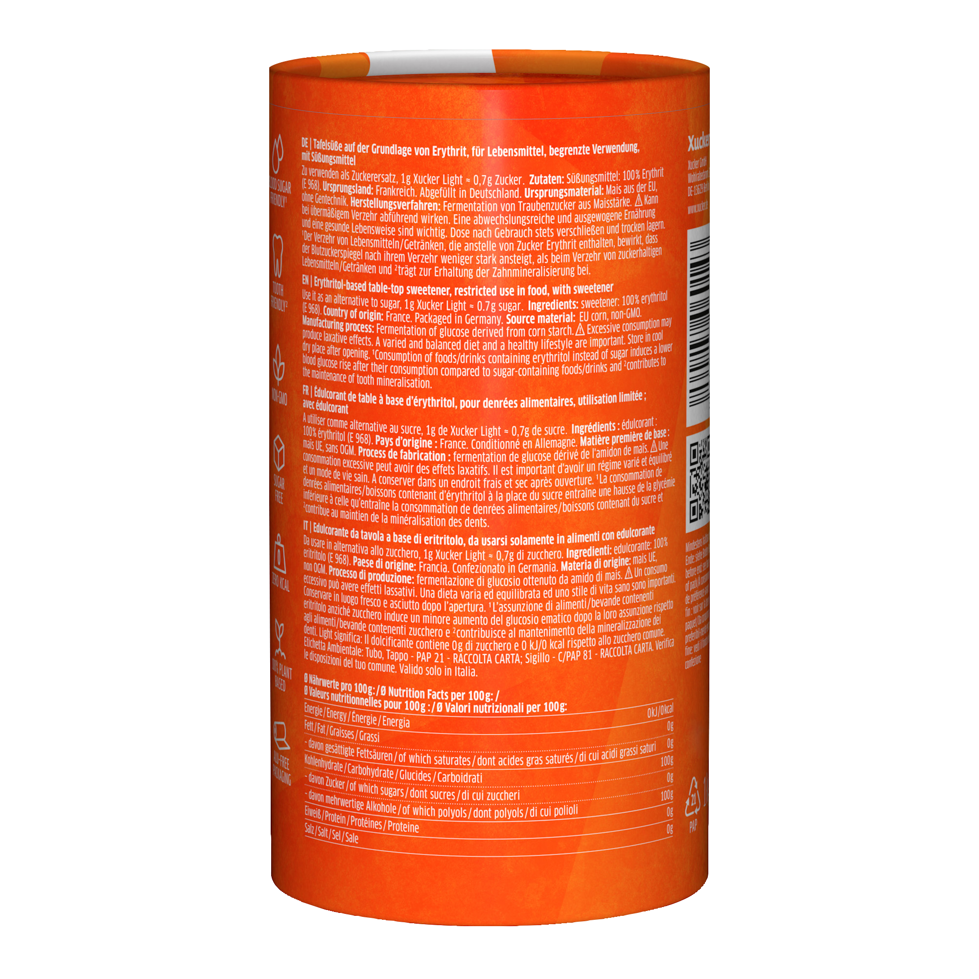 Xucker 2er-Set Dosen Premium (Xylit) & Light (Erythrit)