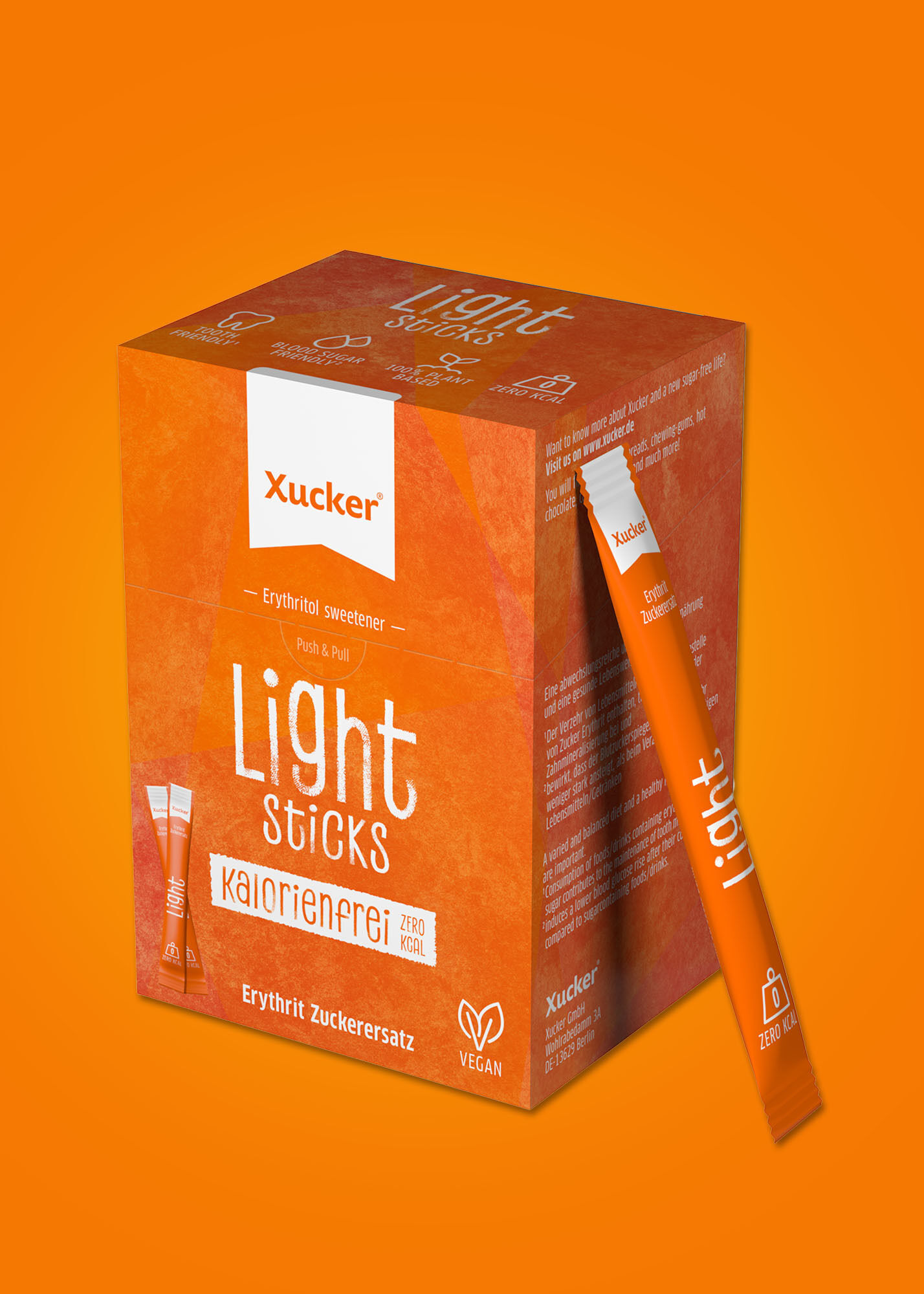 Xucker Light Sticks Schachtel (Erythrit)