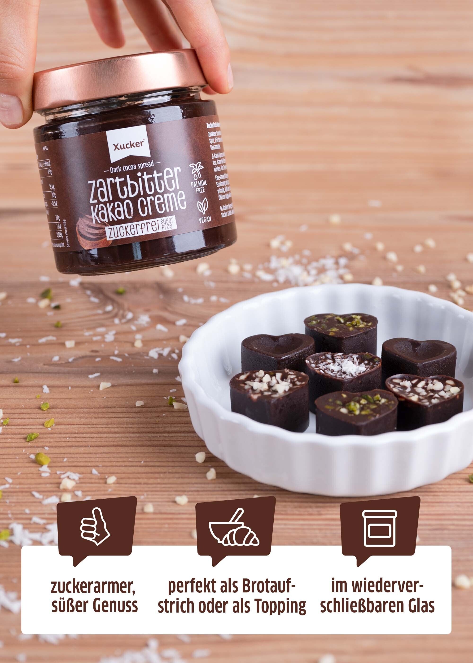 Statt Zucker wird Xylit zum Süßen verwendet