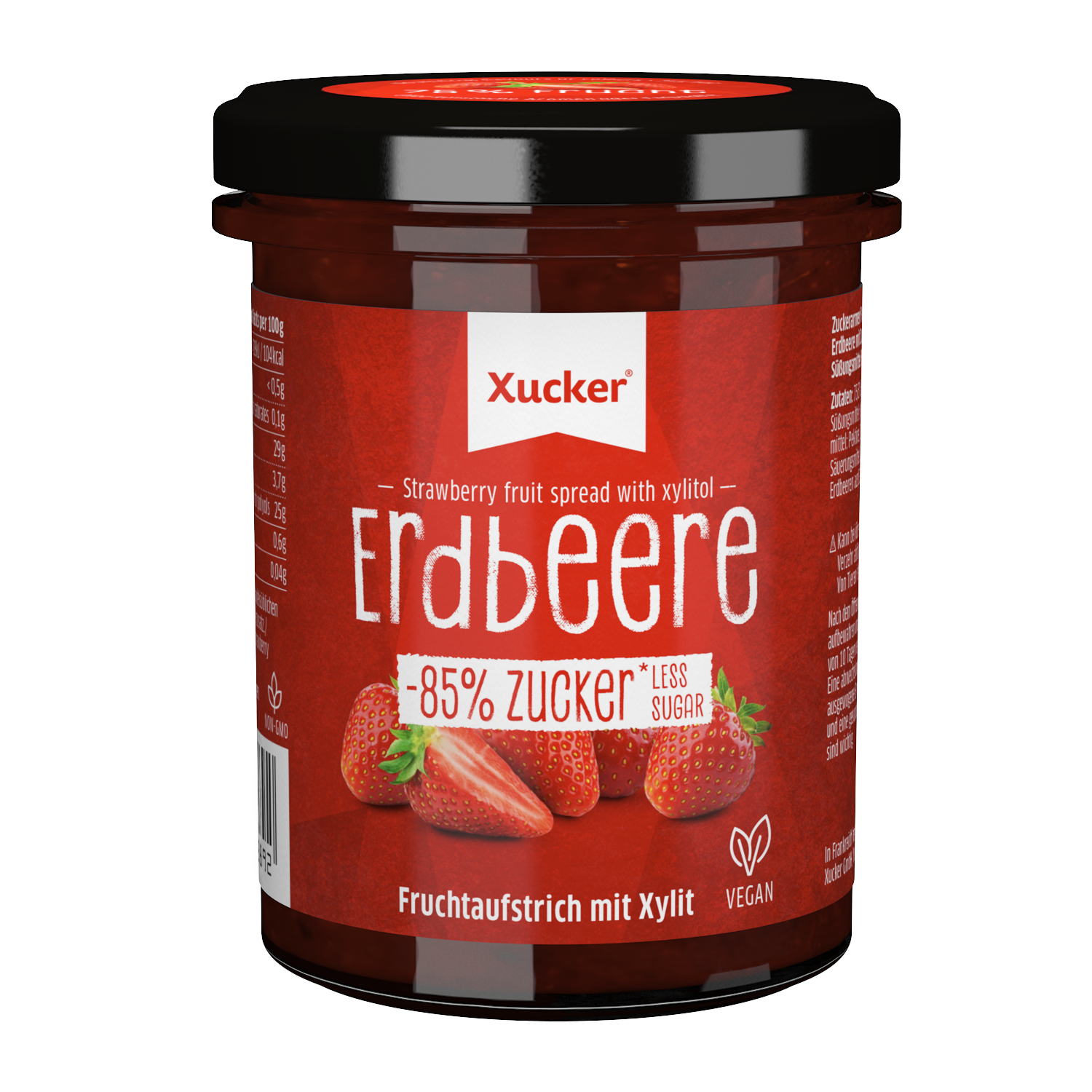 Zuckerarmer Fruchtaufstrich Erdbeere (75 % Frucht)