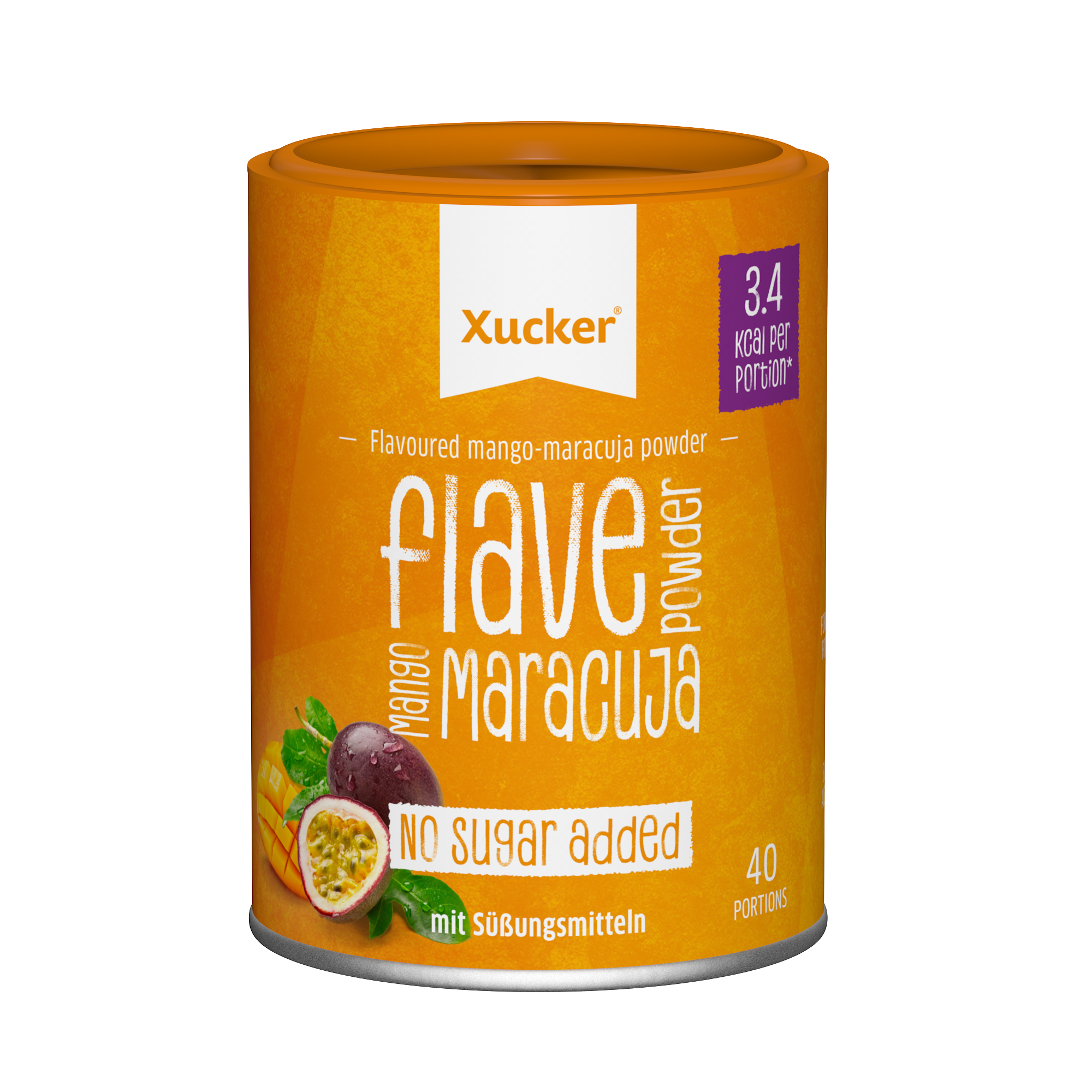 Flave Powder 3er Set Vanille, Erdbeere & Mango-Maracuja (Geschmackspulver)