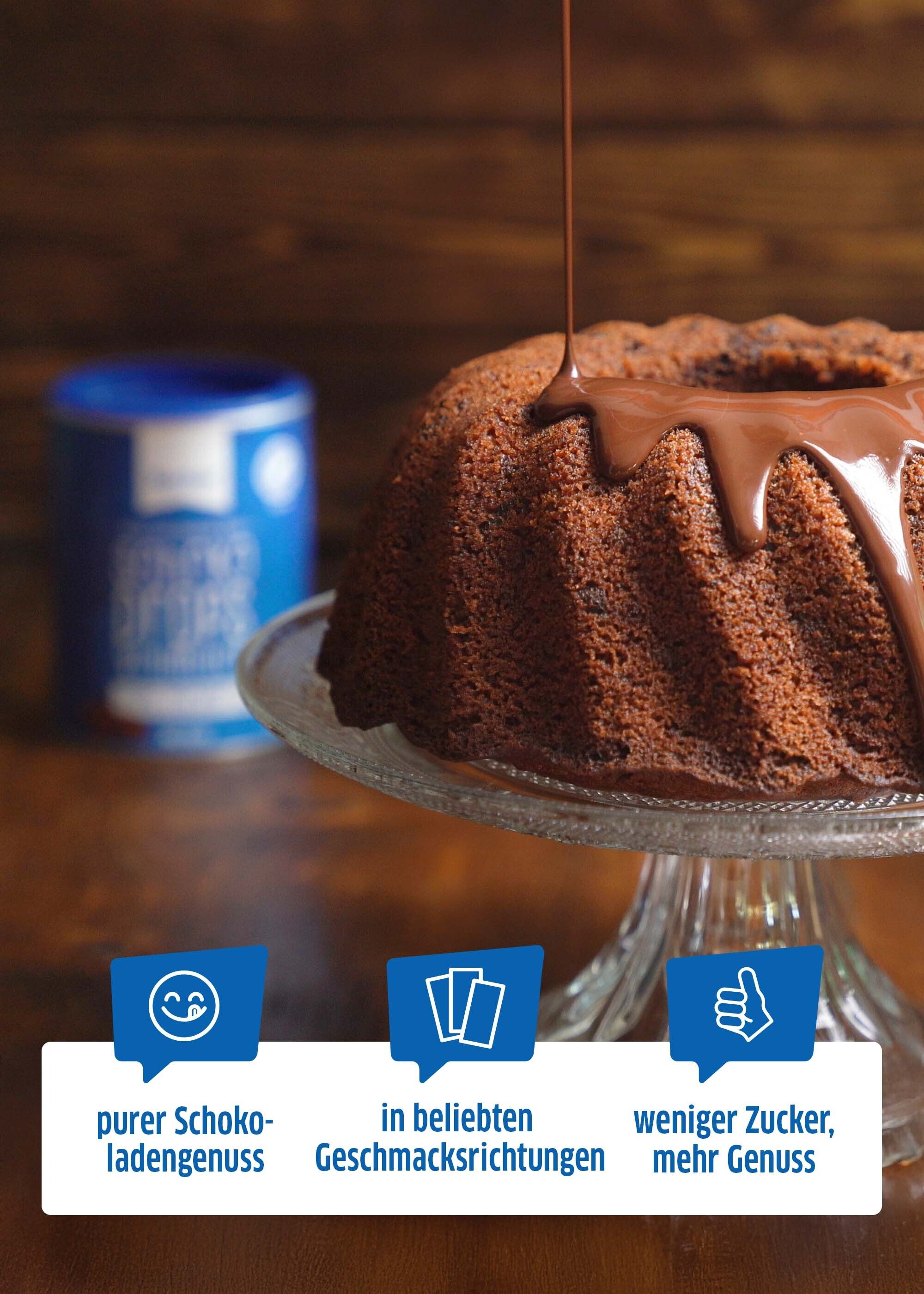 Vollmilch Drops werden als Glasur verwendet