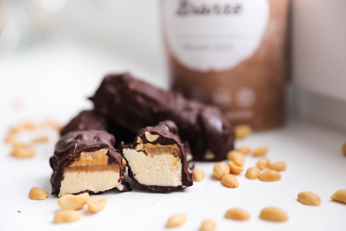 Schoko-Erdnuss-Riegel