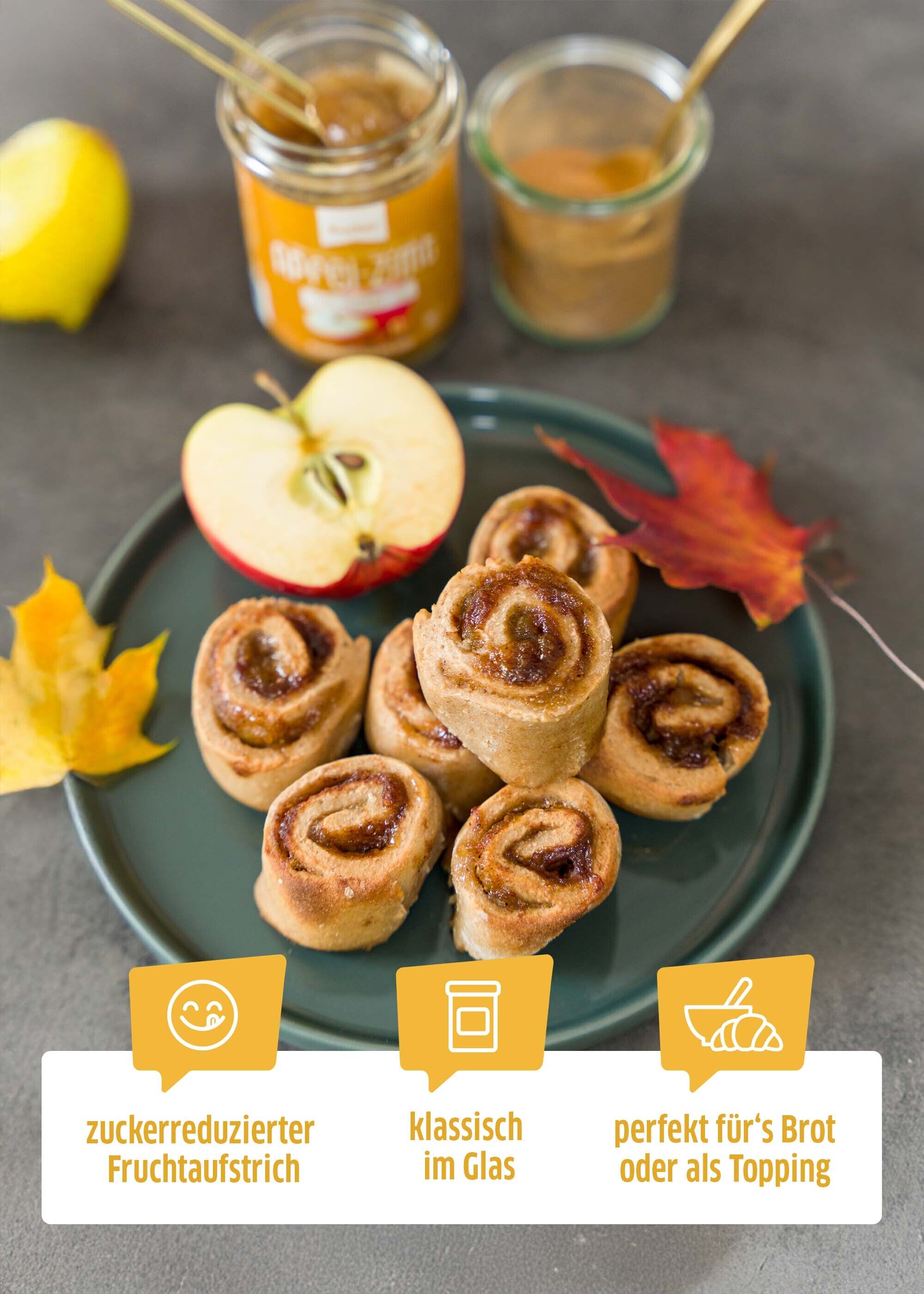 Xucker Fruchtaufstrich Apfel-Zimt Anwendung