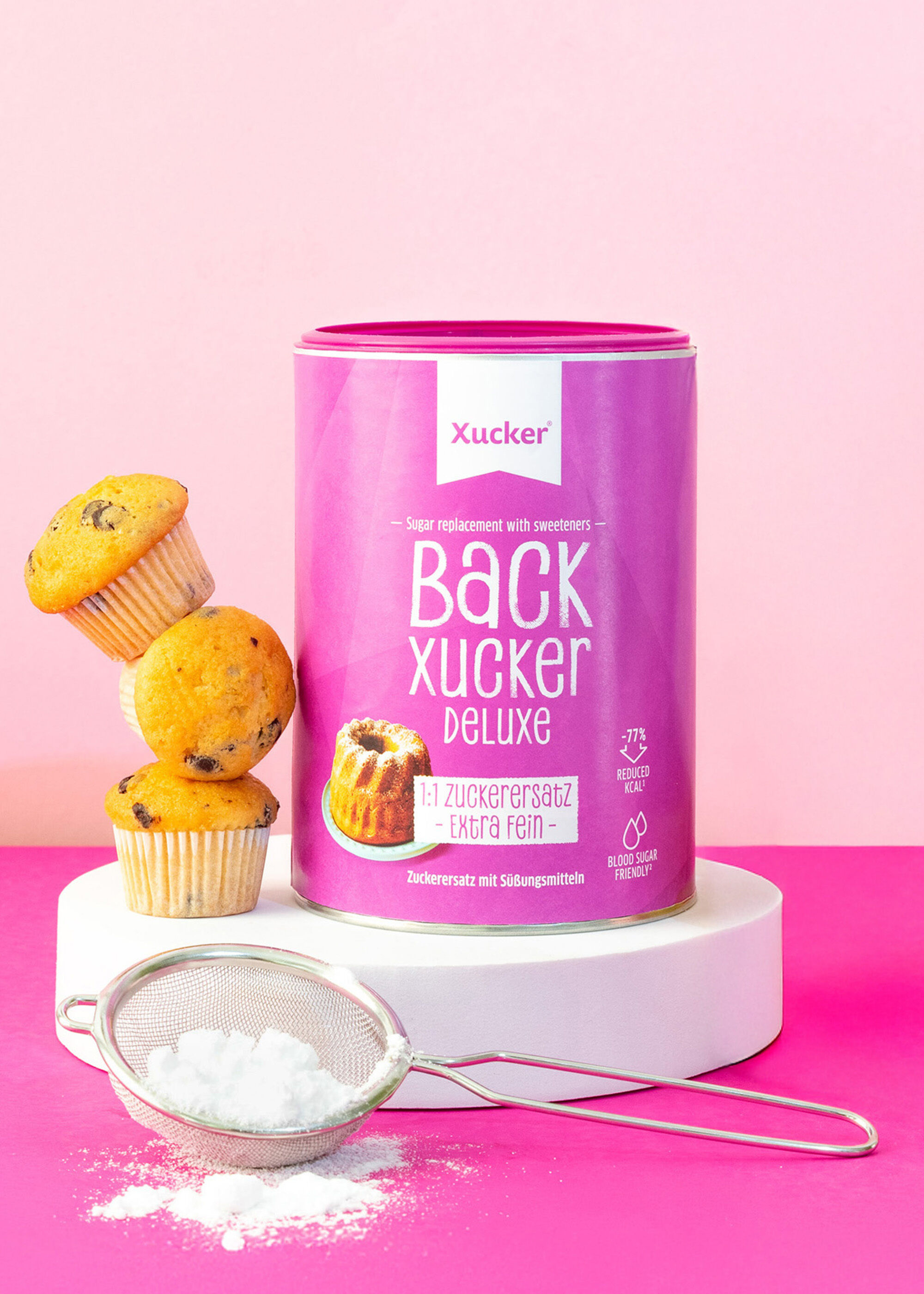 Backxucker zum Backen ohne Zucker mit Cupcakes