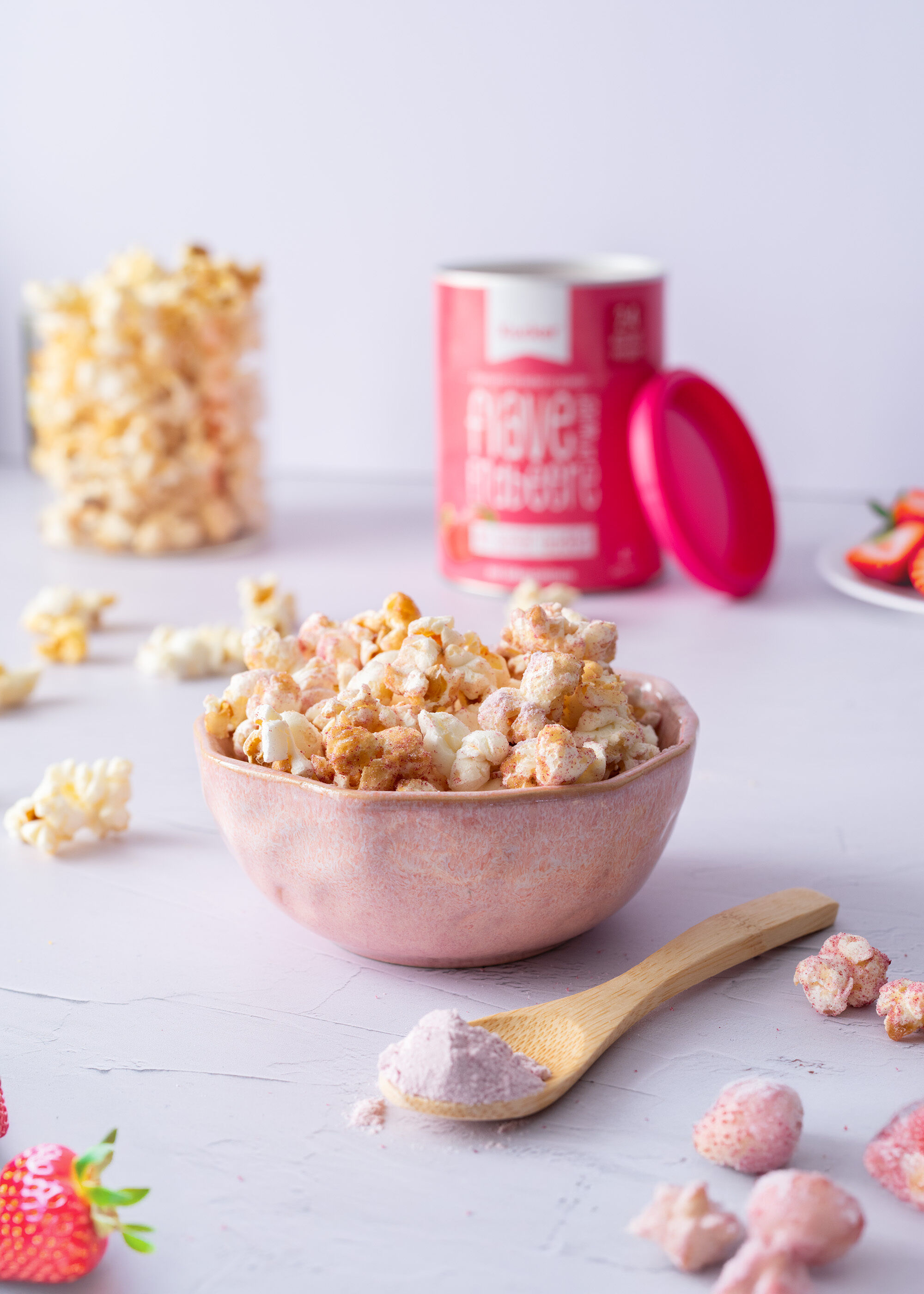 Erdbeer Popcorn