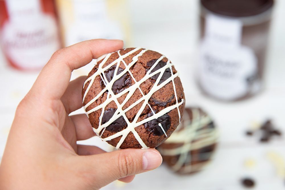 Triple Chocolate Cookies